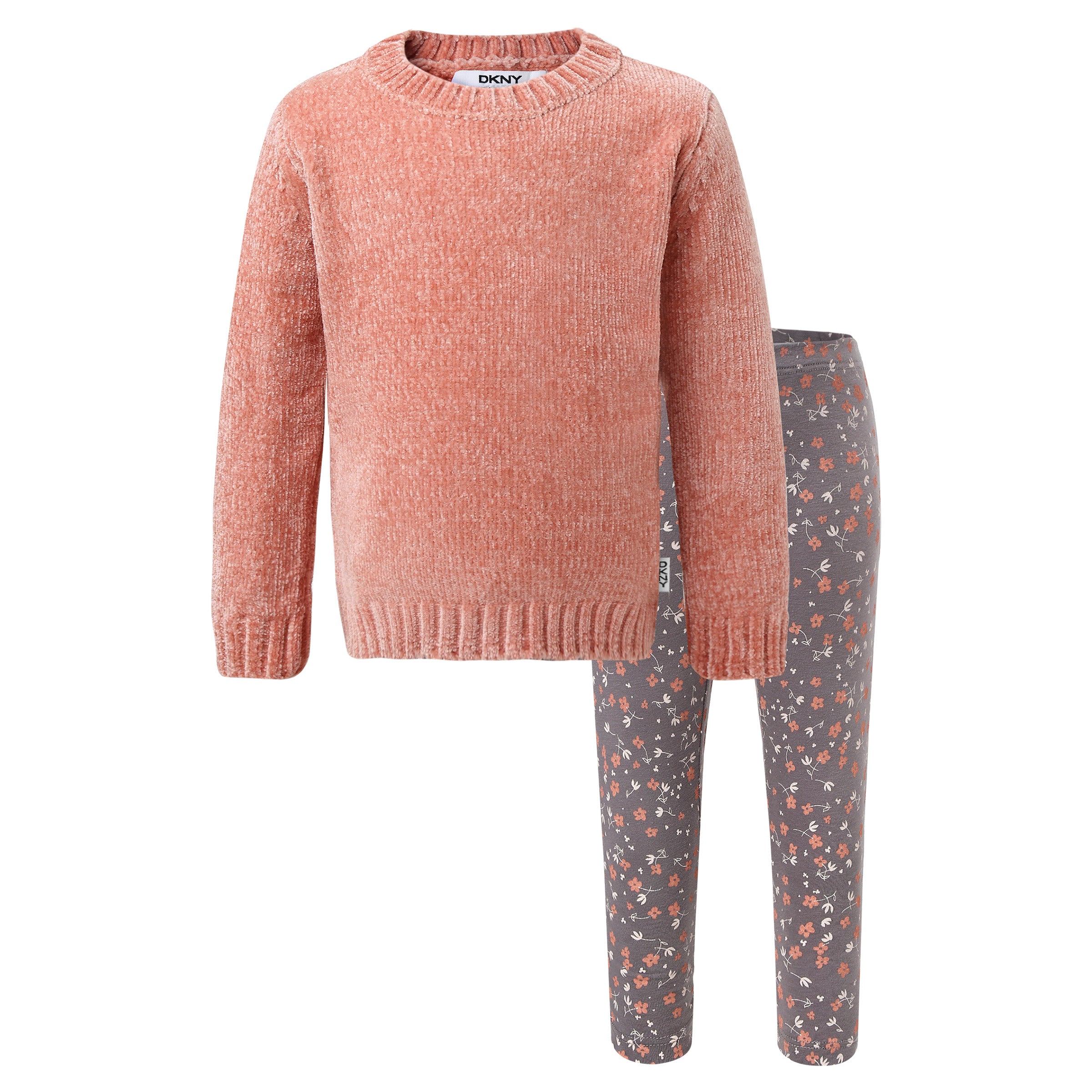 DKNY KIDS' 2PC CHENILLE SET