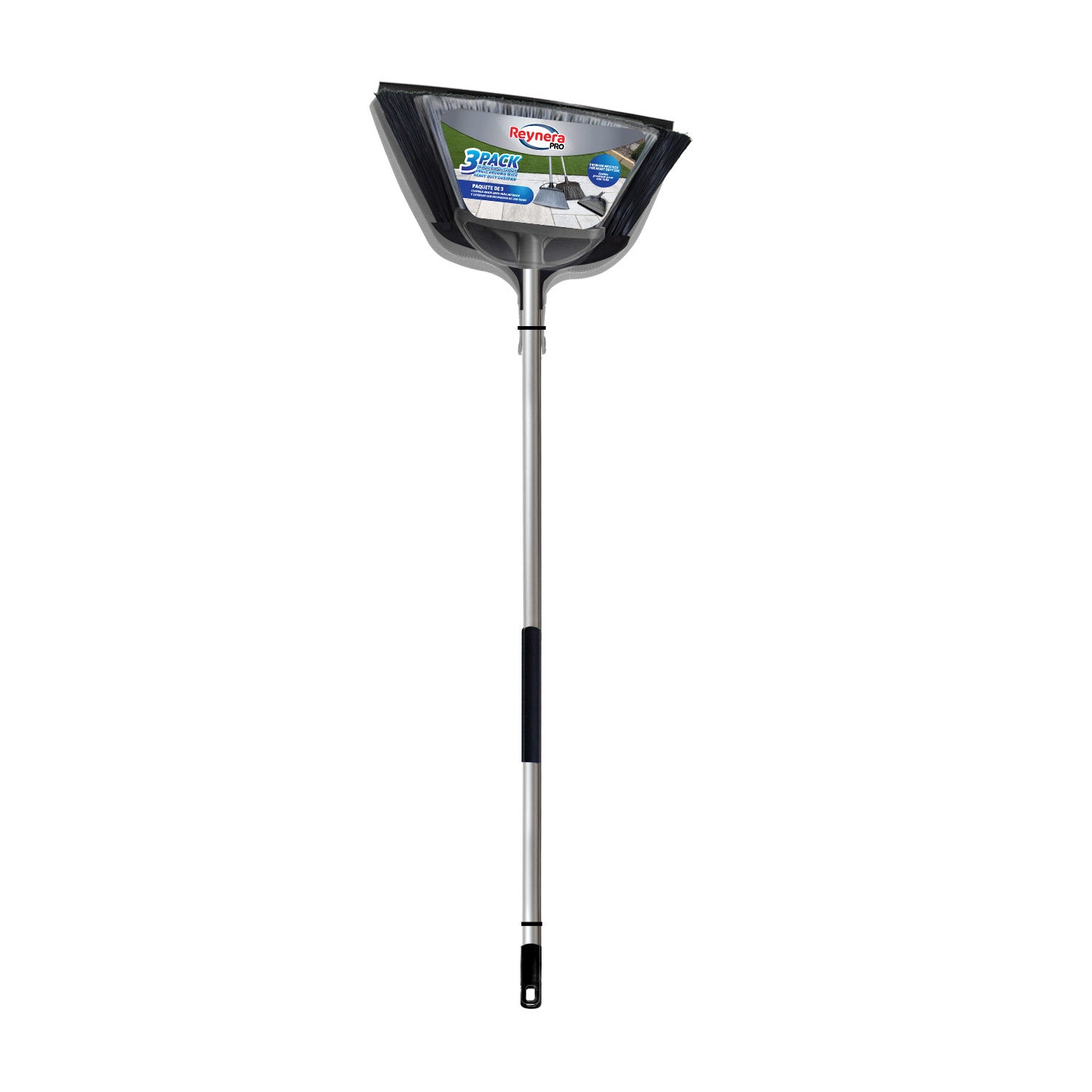 REYNERA PRO BROOM AND DUSTPAN 2 BROOMS + 1 DUSTPAN