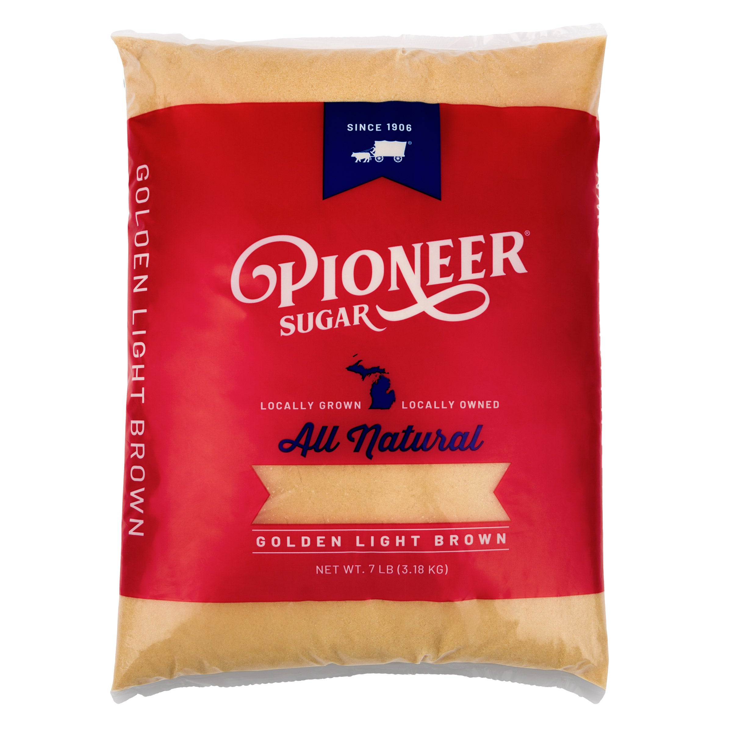 PIONEER LIGHT BROWN SUGAR 7 POUND BAG - Image 1