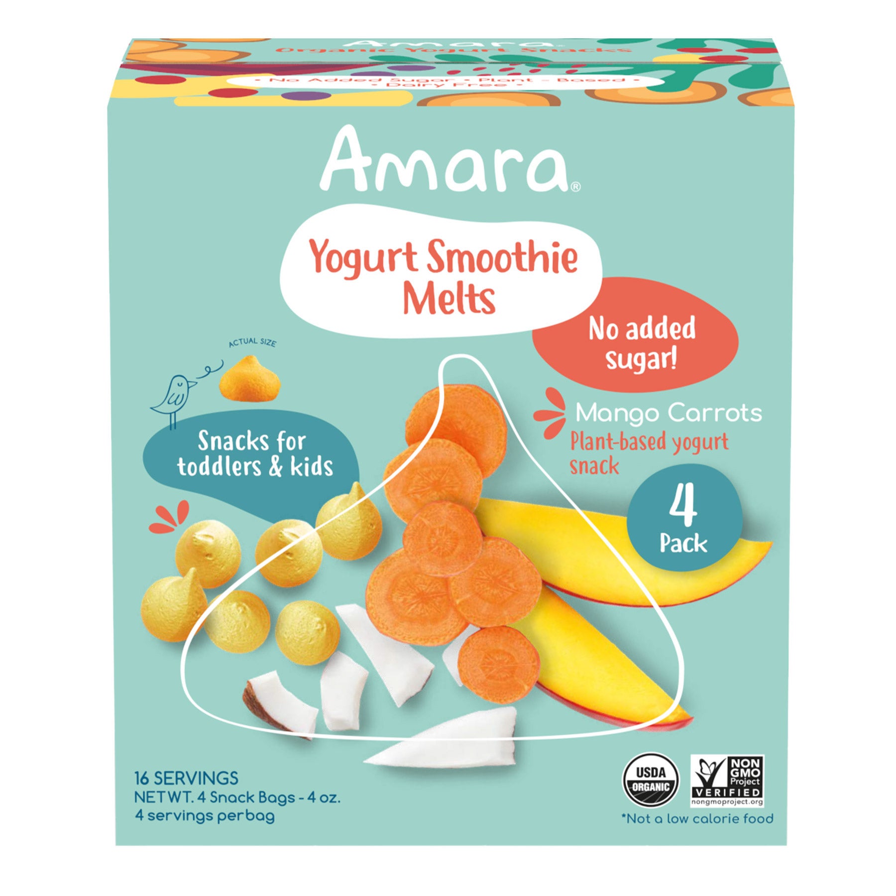 AMARA ORGANIC SMOOTHIE MELTS 4 OZ (.25 LBS) - Image 1