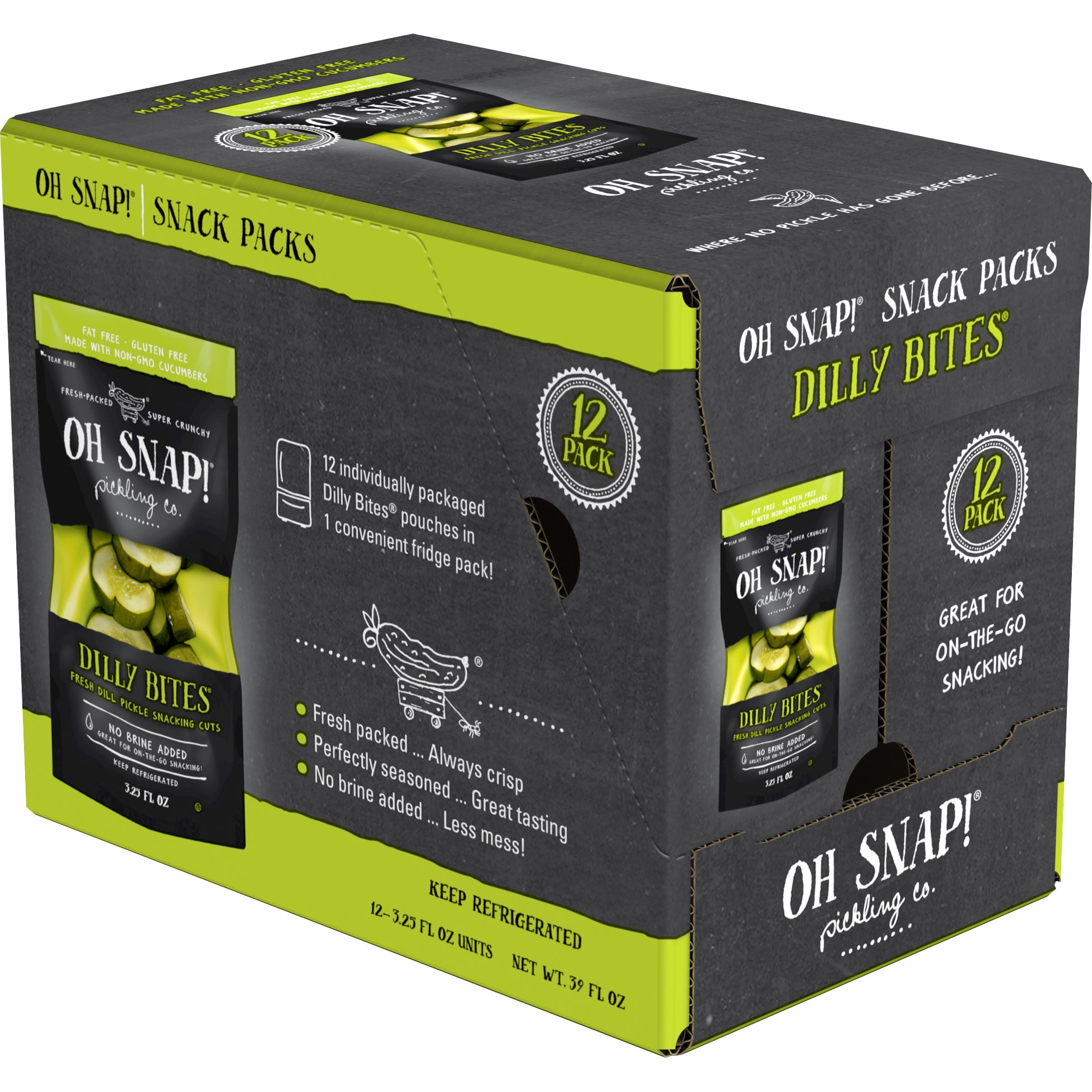 OH SNAP! DILLY BITES 12/3.25 OZ - Image 1