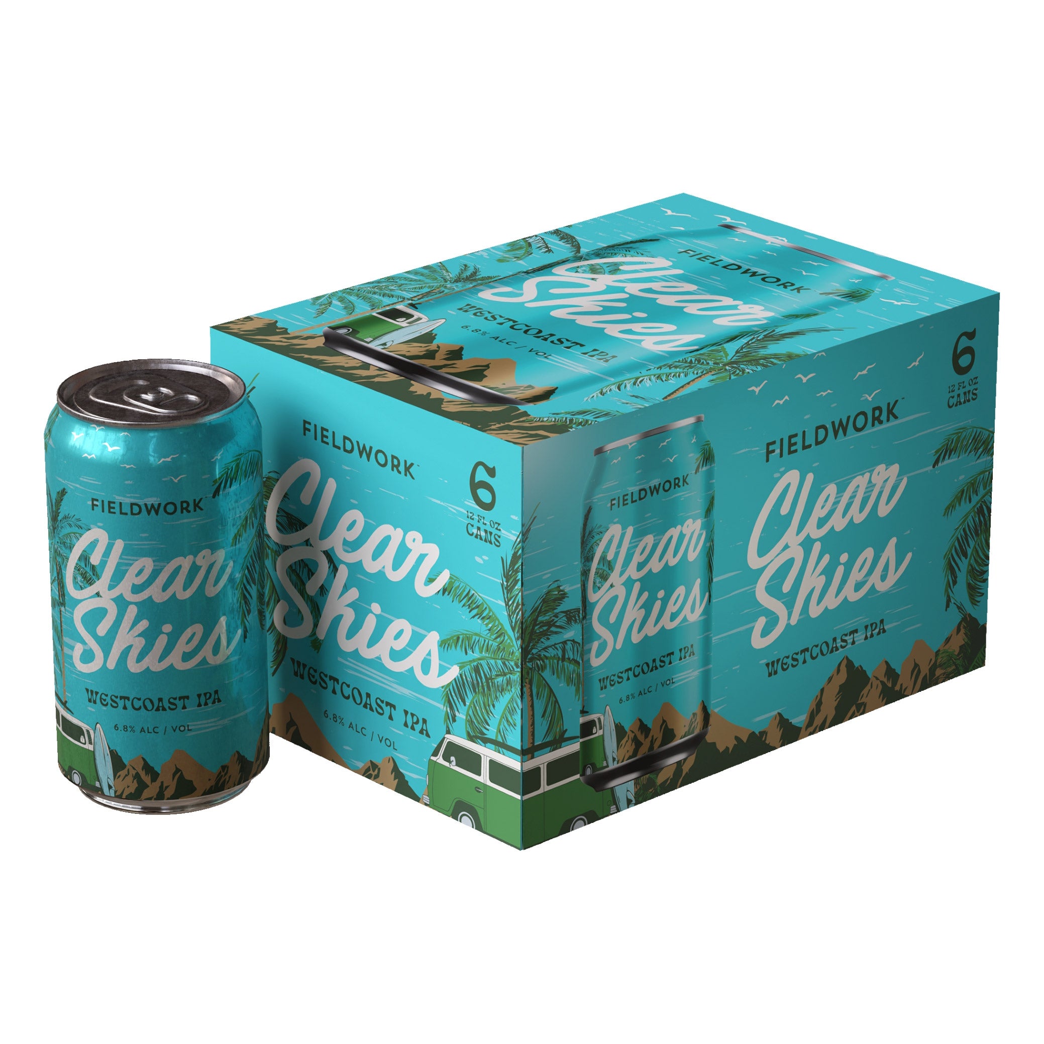 FIELDWORK BREWING CO CLEAR SKIES WC IPA BERKELEY 6/12OZ CAN