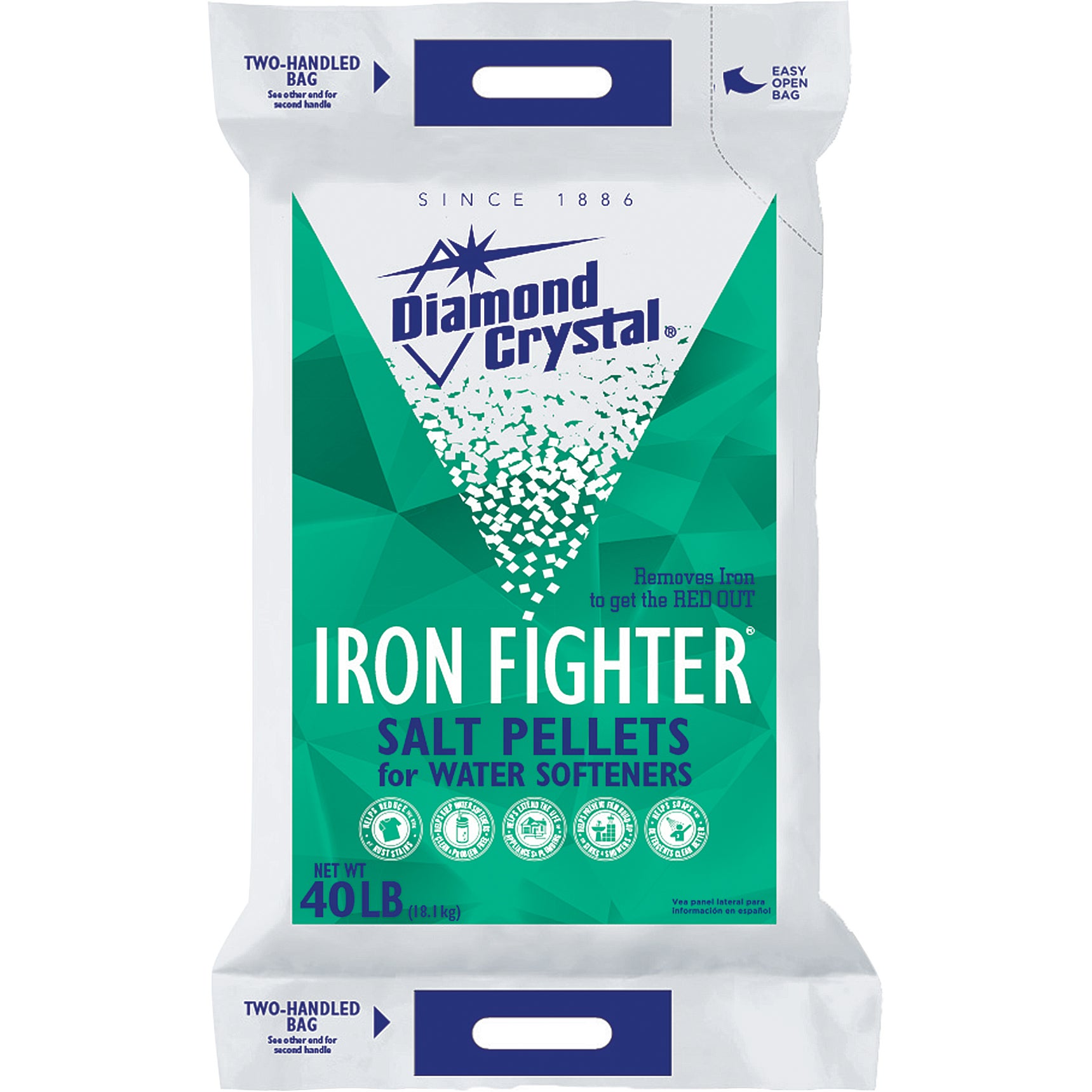 DIAMOND CRYSTAL IRON FIGHTER PELLETS 40 POUND BAG - Image 1