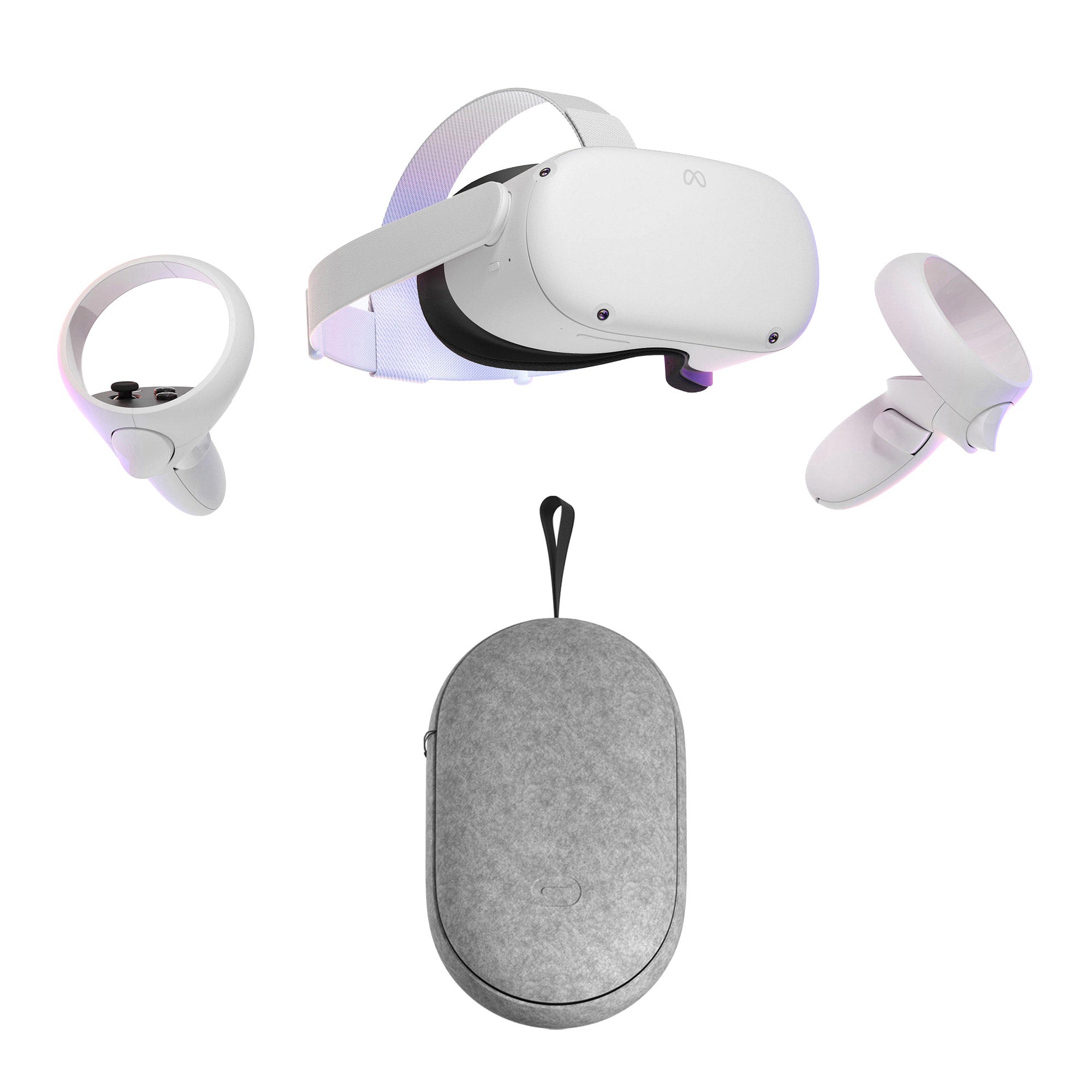META QUEST 2 256GB V2 HEADSET AND META CASE - Image 1