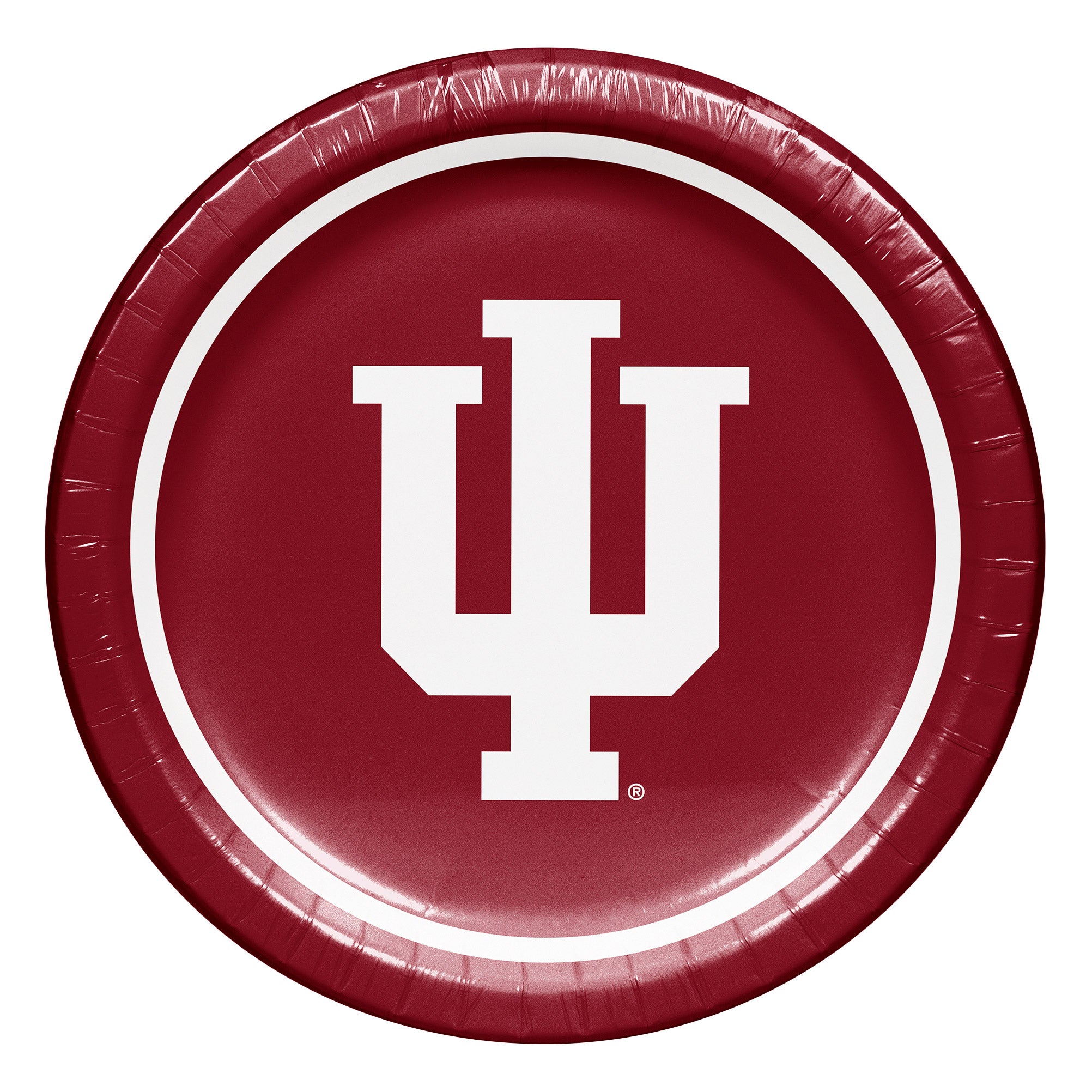 HOFFMASTER 10¨ PLATE INDIANA UNIVERSITY 100 COUNT PACKAGE