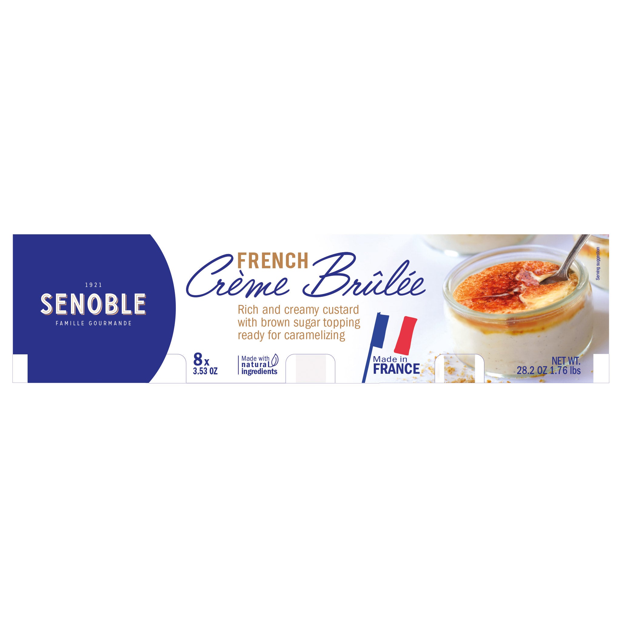 SENOBLE FRENCH CREME BRULEE 8/3.57 OZ