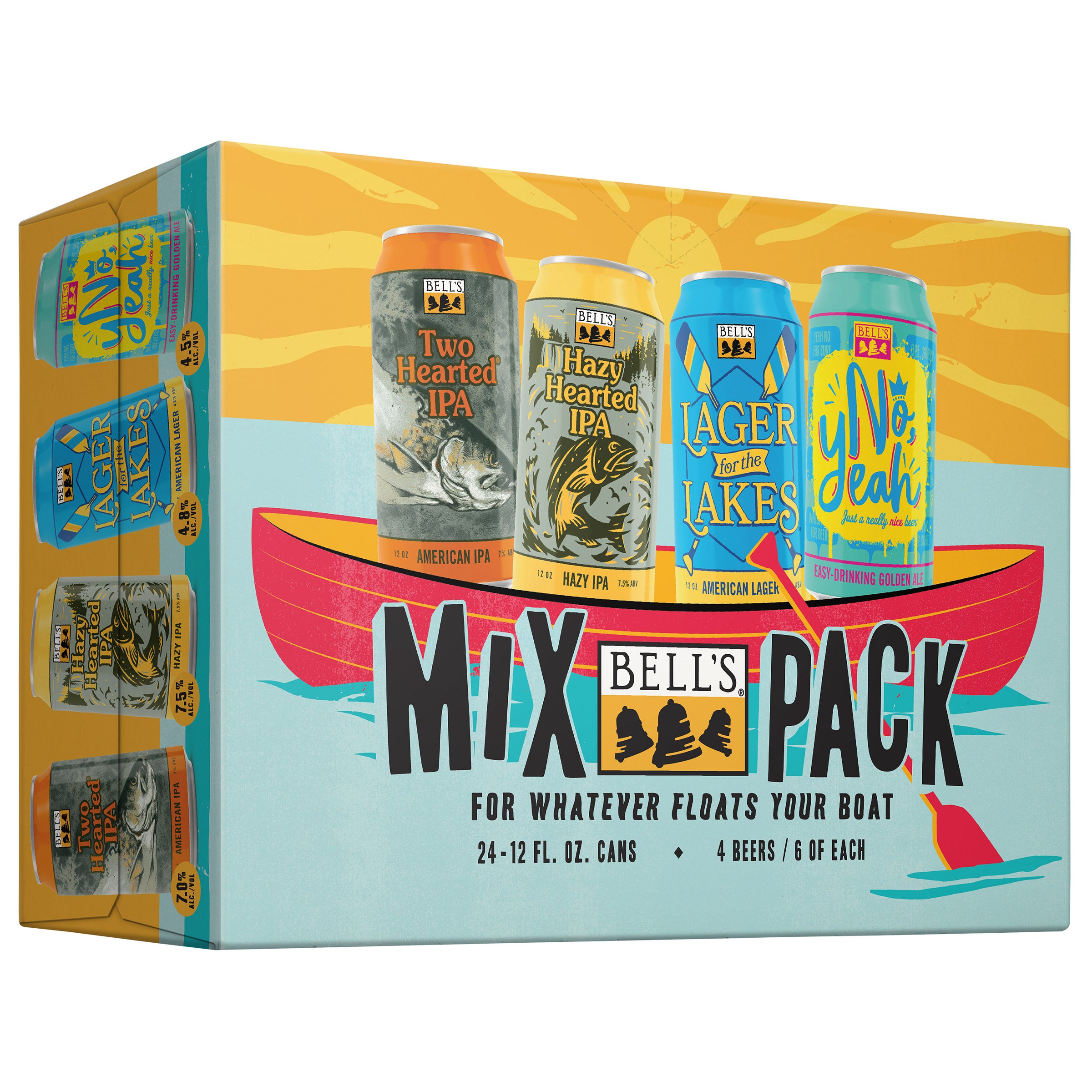 BELL'S BREWERY SUMMER MIX VARIETY 24/12 OUNCE CANS - Image 1