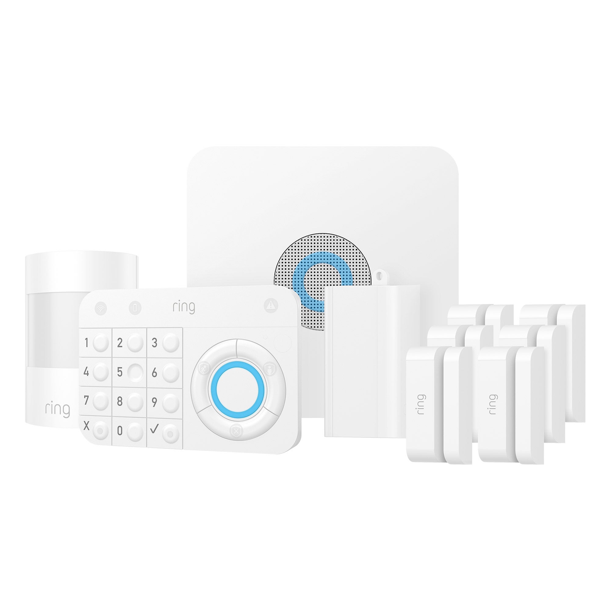 RING 10-PIECE WIRELESS SECURITY ALARM KIT - Image 1
