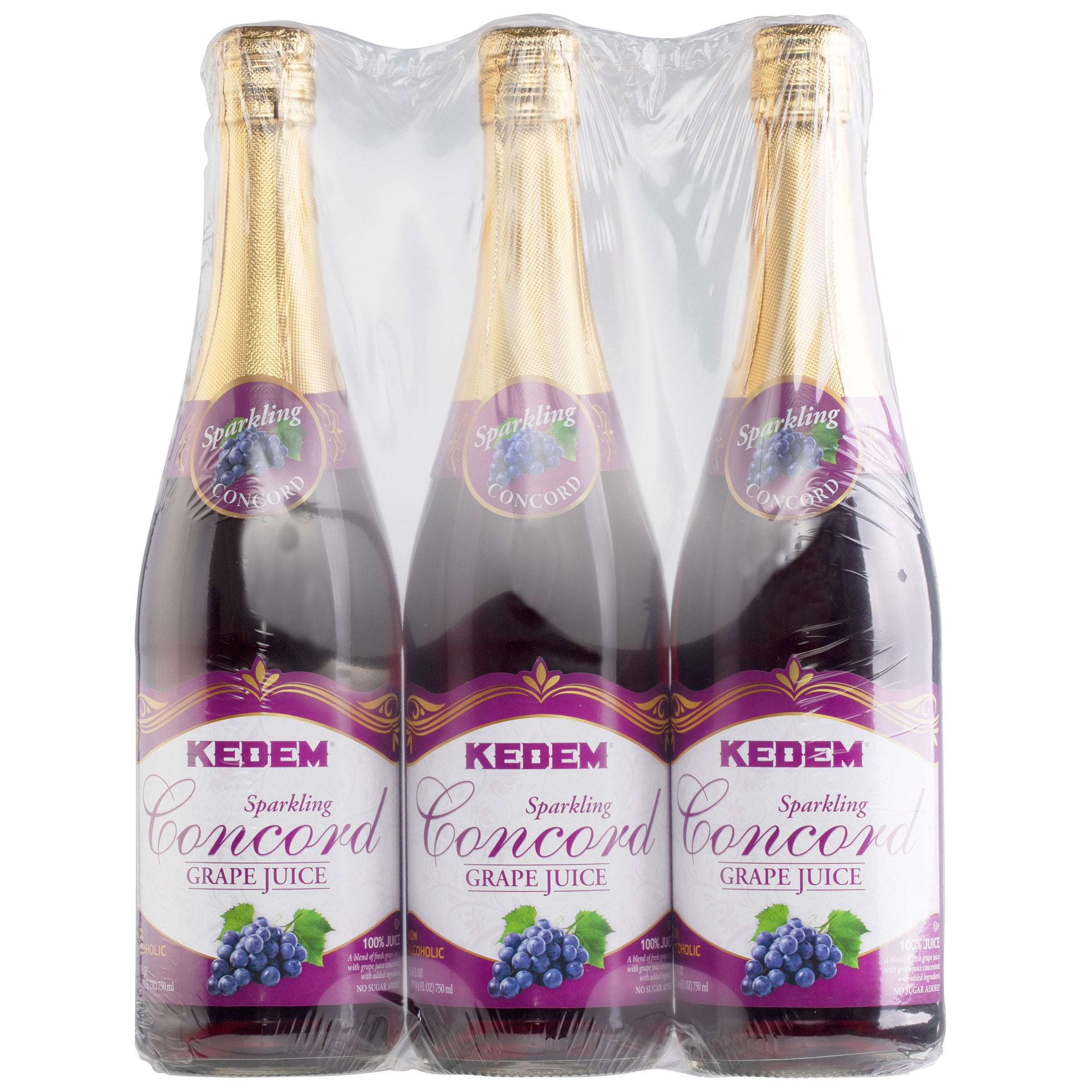 KEDEM SPARKLING CONCORD GRAPE JUICE 3/25.4FL OZ (2.38 QTS)