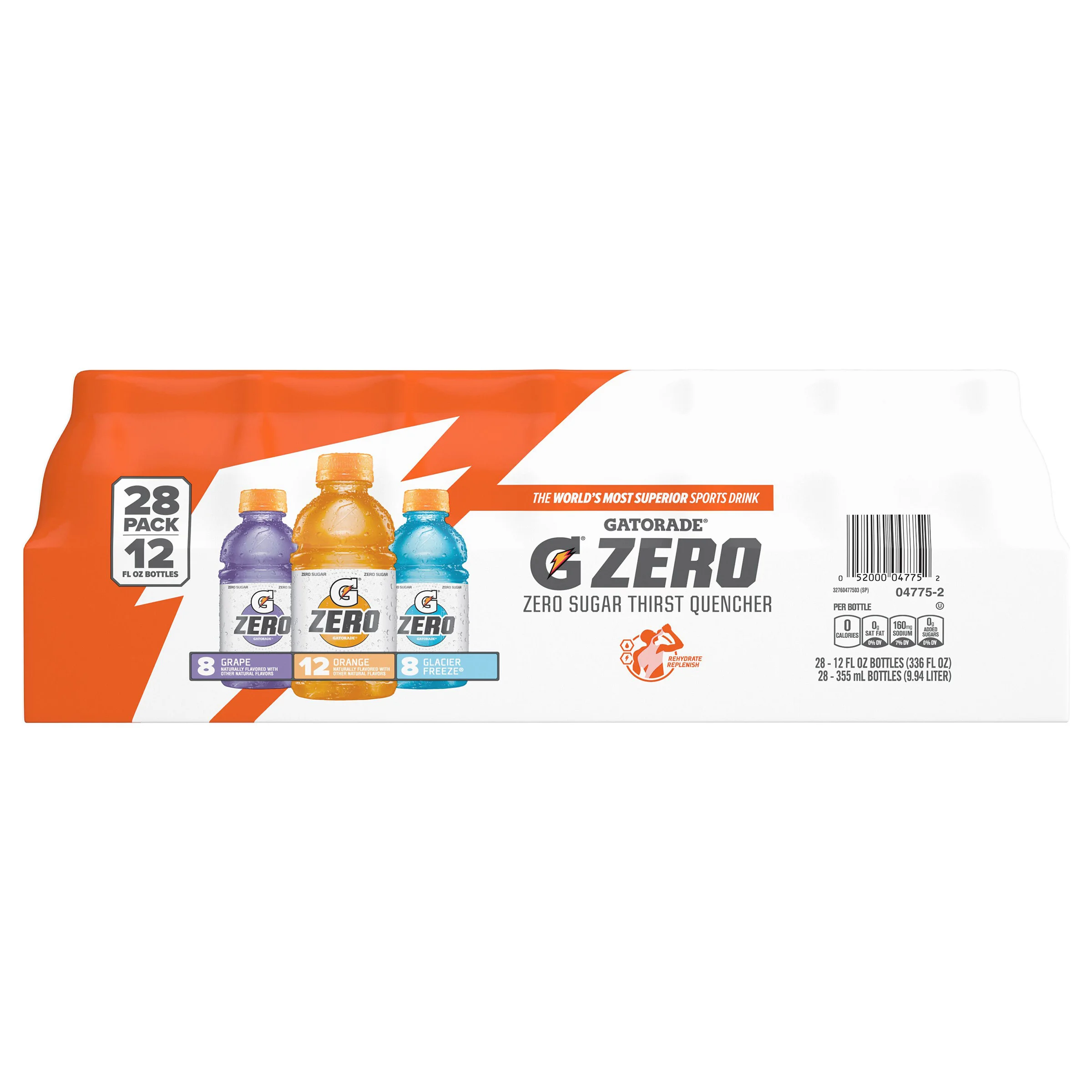 GATORADE G ZERO VARIETY 28 CT / 12 OZ - Image 1