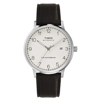 TIMEX WATERBURY STAINLESS STEEL AUTOMATIC MENS WATCH