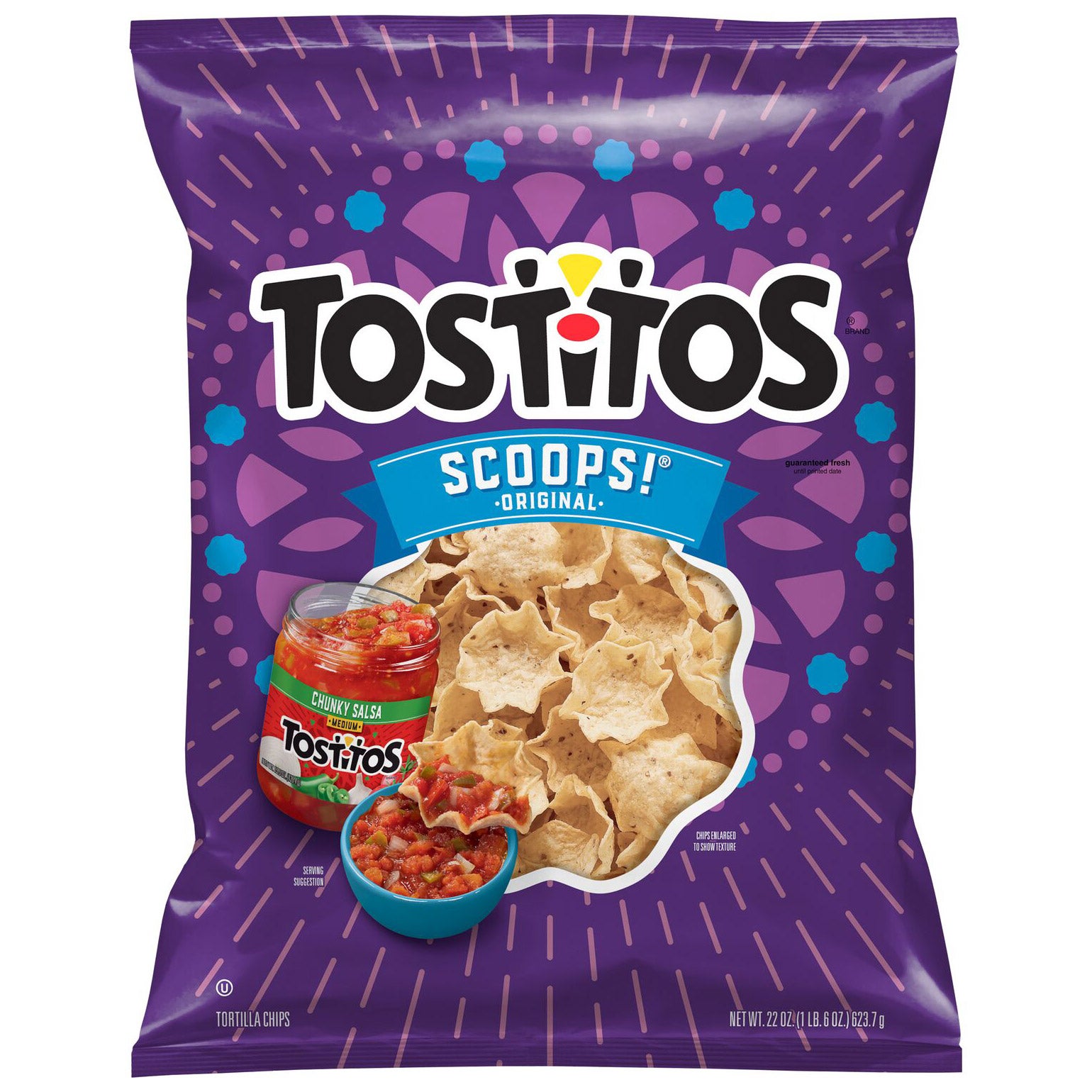 TOSTITOS SCOOPS 22 OZ (1.37 LBS)