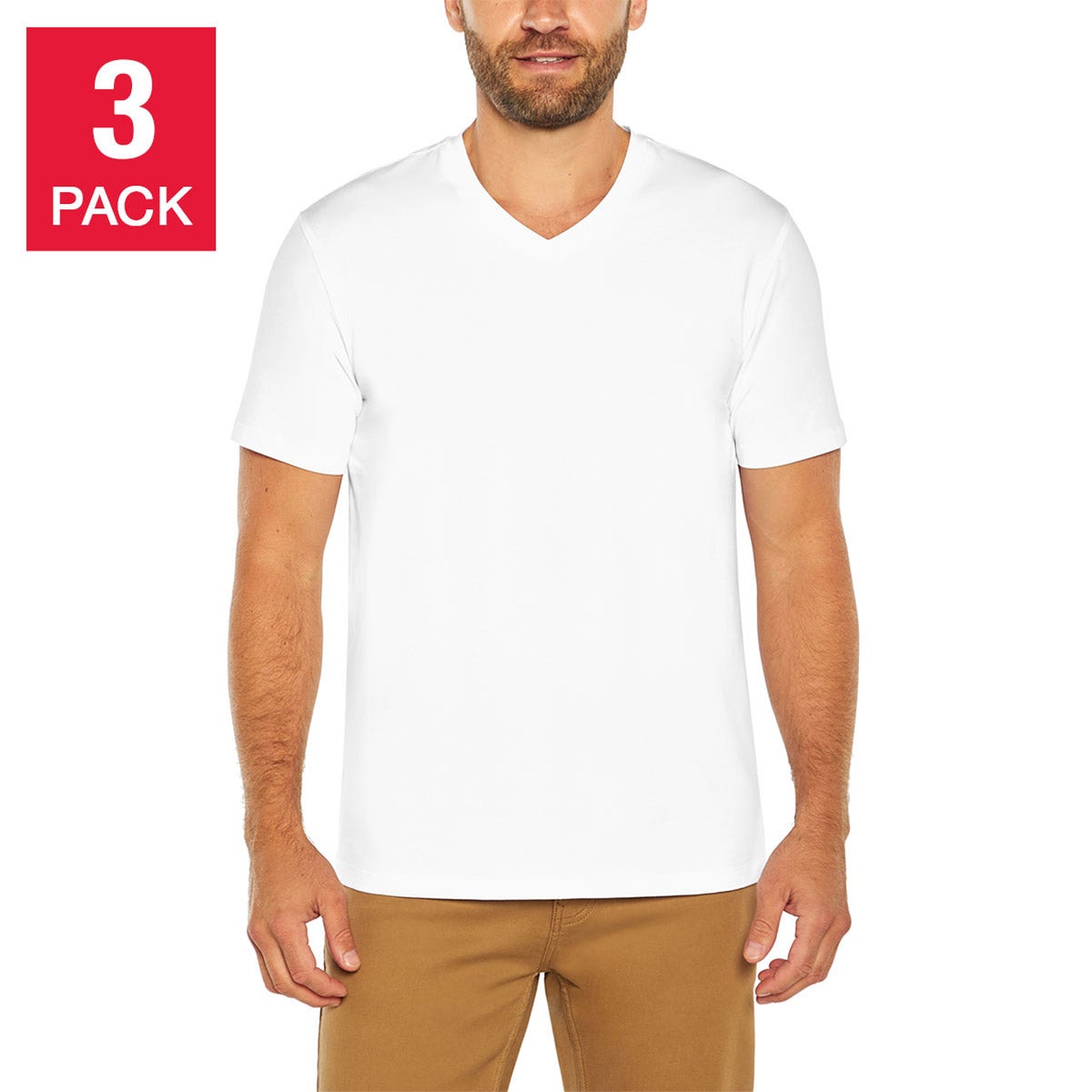 BANANA REPUBLIC + MEN'S V-NECK TEE 3PK - Image 1