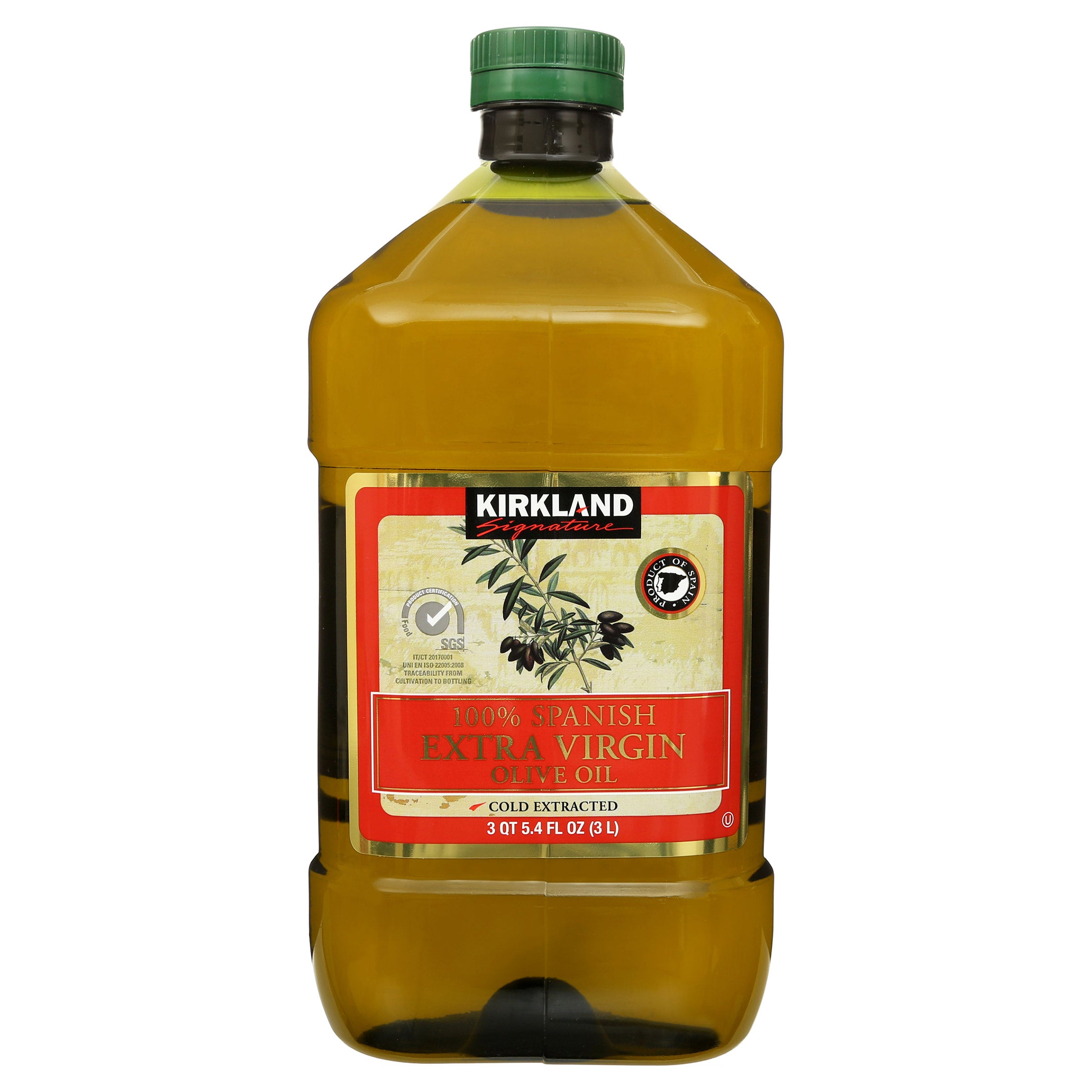 KIRKLAND SIGNATURE SPANISH EXTRA VIRGIN OLIVE OIL 3 LITERS