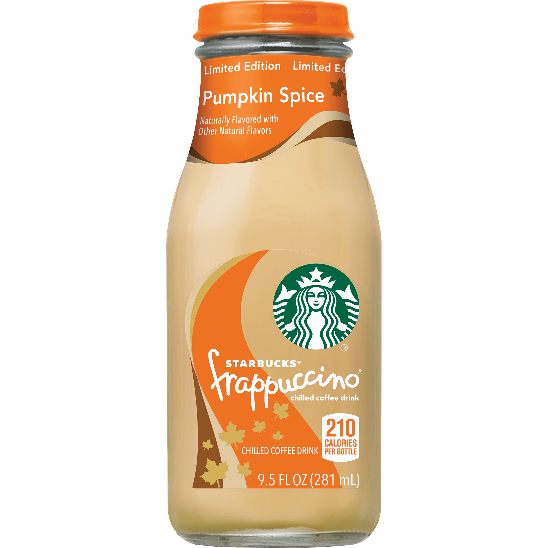 STARBUCKS PUMPKIN SPICE FRAPPUCCINO 15/9.5 OUNCE BOTTLES