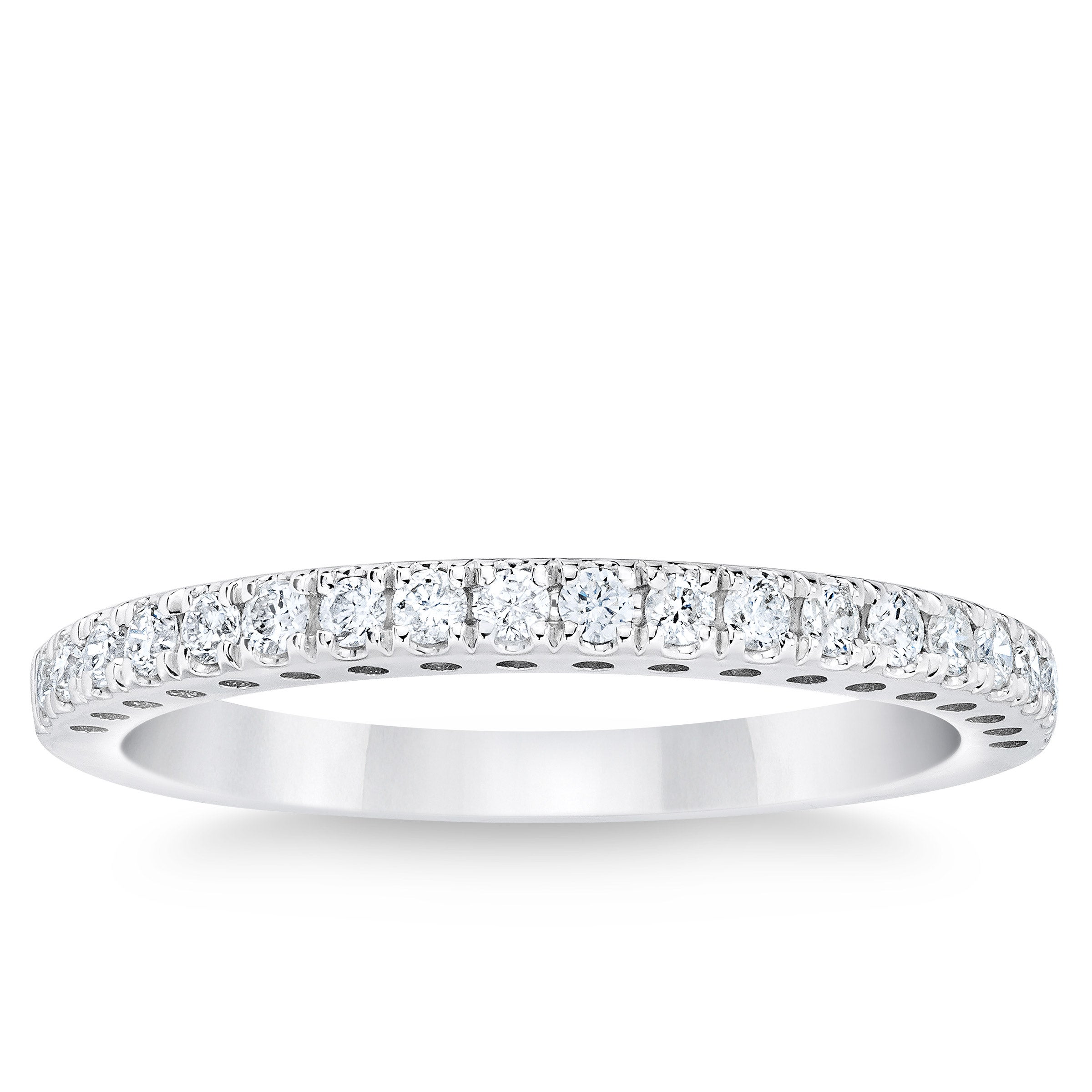 PT .950 VS2 ¨I¨ 0.25CTW DIAMOND BAND SIZE 5