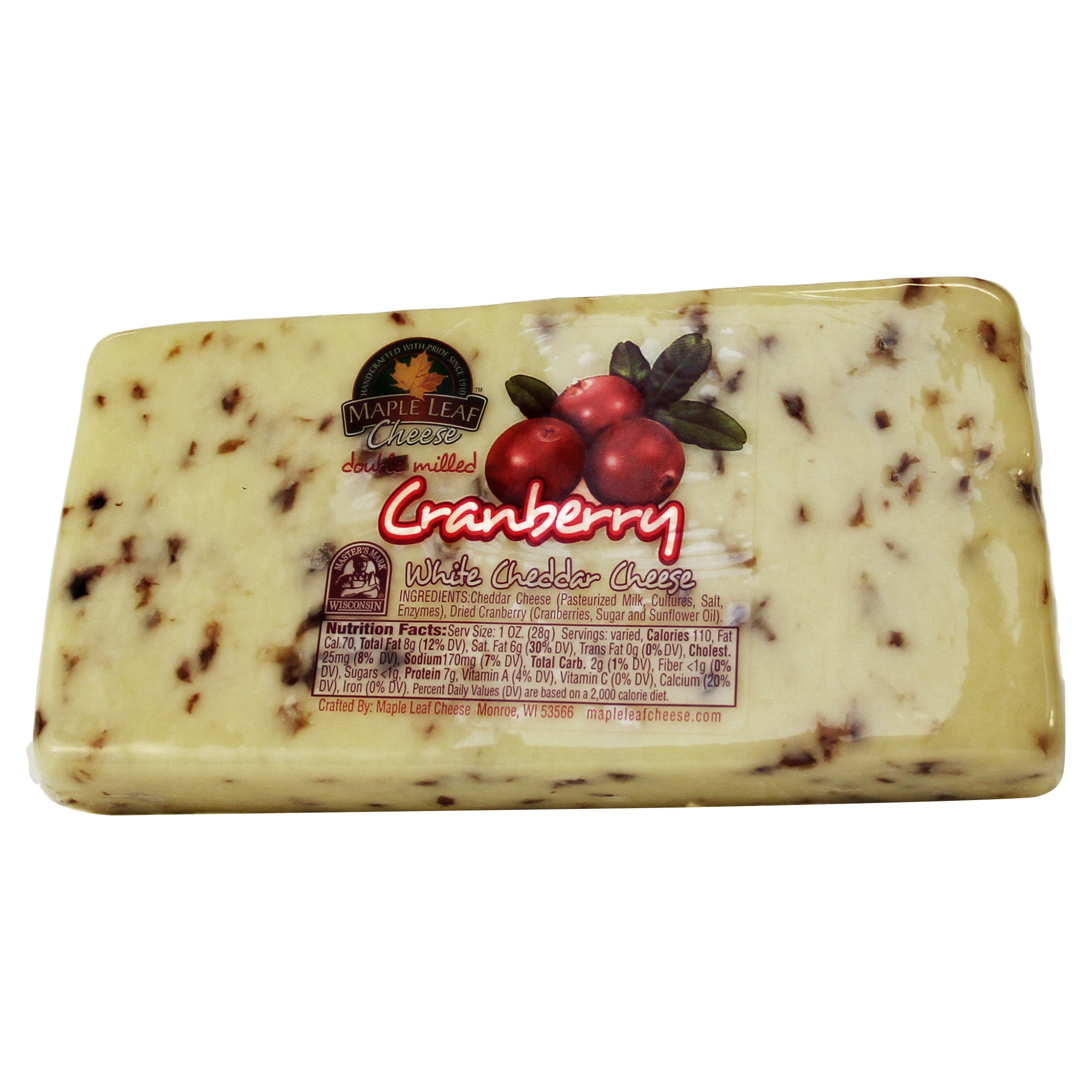 MAPLE LEAF CHEESE CRANBERRY CHEDDAR PRICE PER POUND