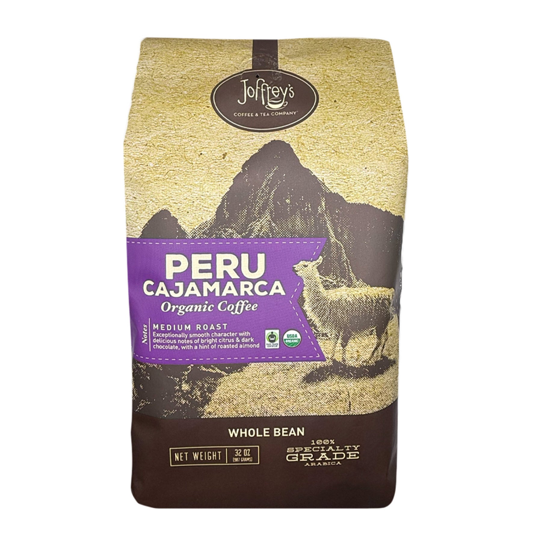 JOFFREY'S ORGANIC PERU COFFEE 2 LB - Image 1