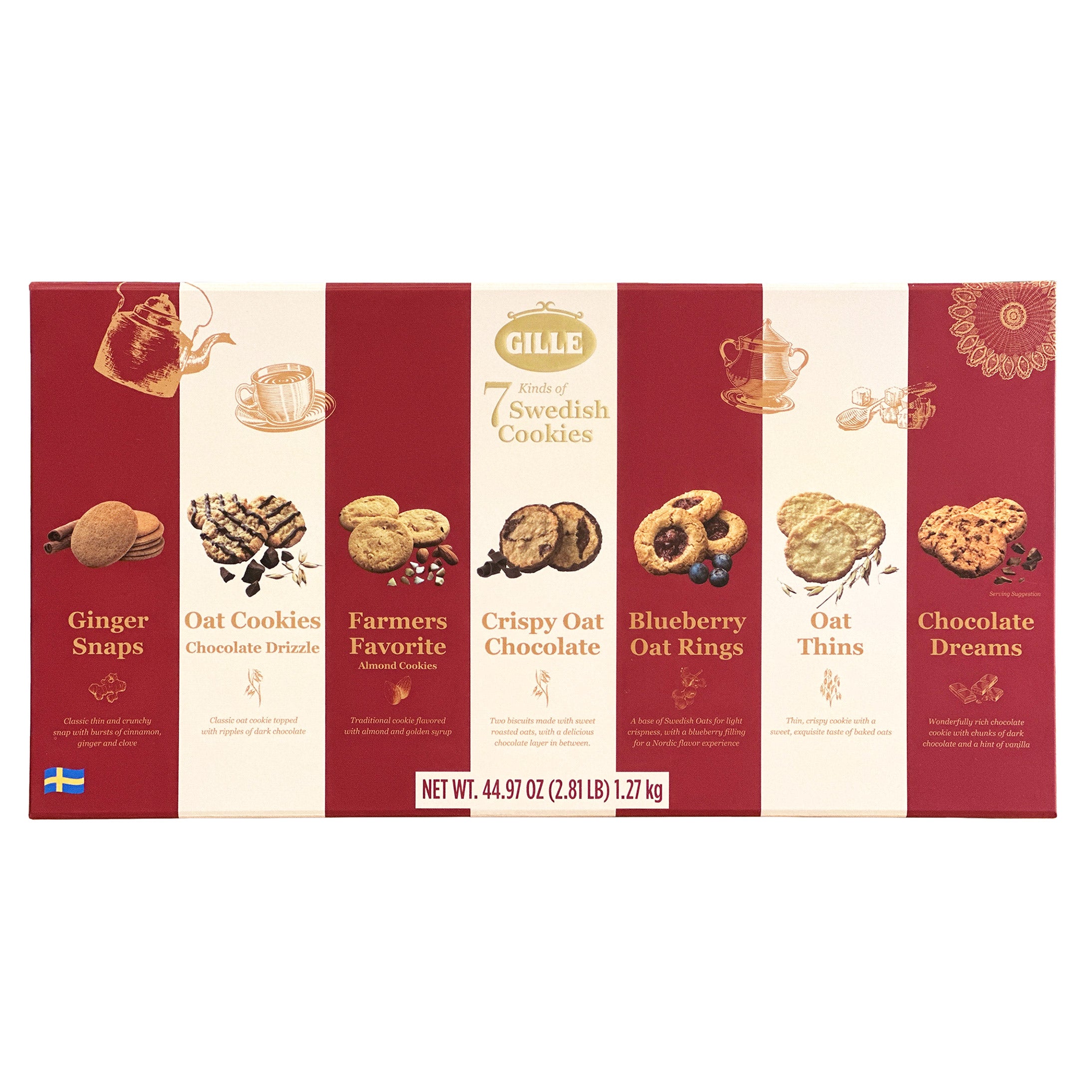 GILLE SWEDISH COOKIES 42.2 OZ - Image 1
