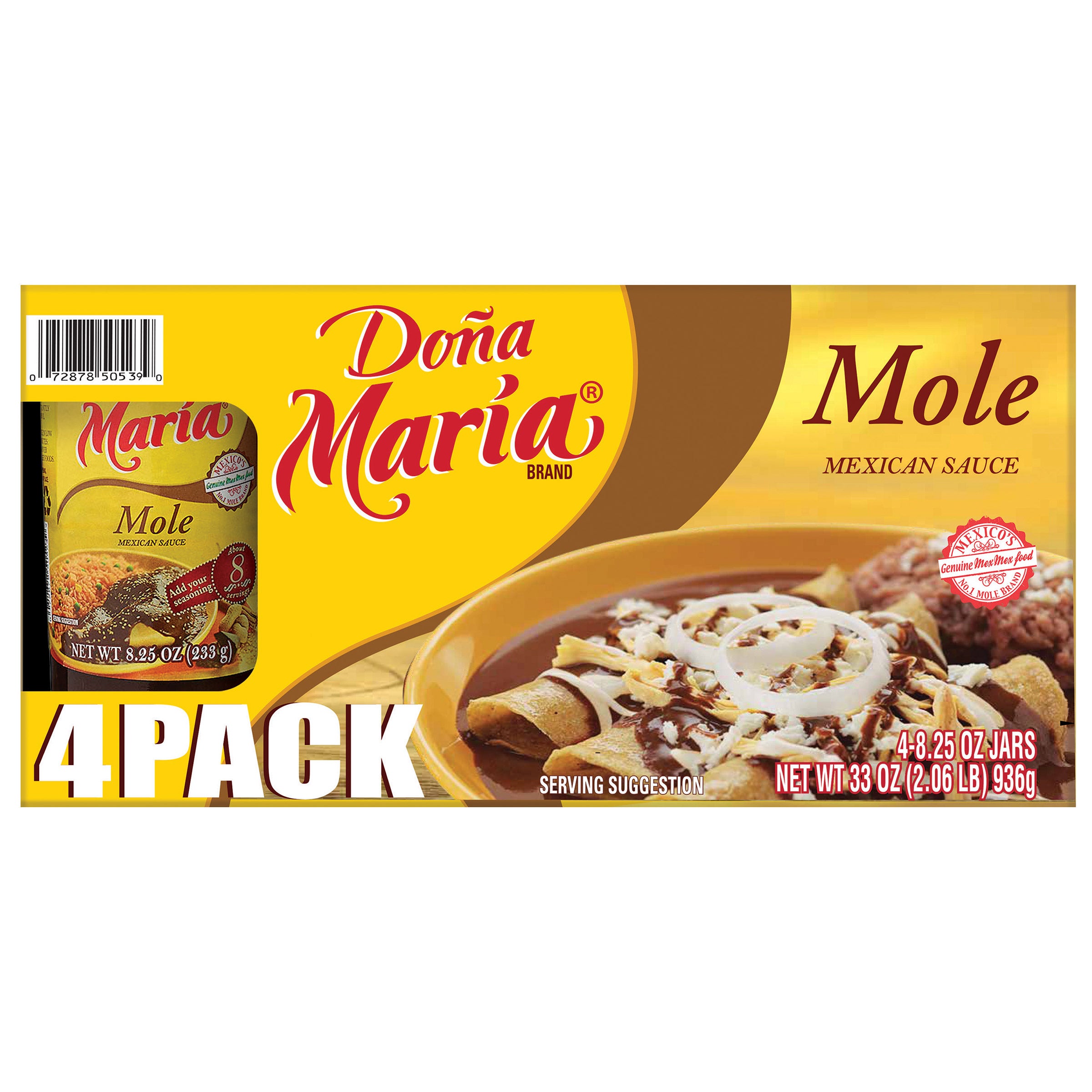 DONA MARIA MOLE 4 PACK 8.5 OUNCES EACH
