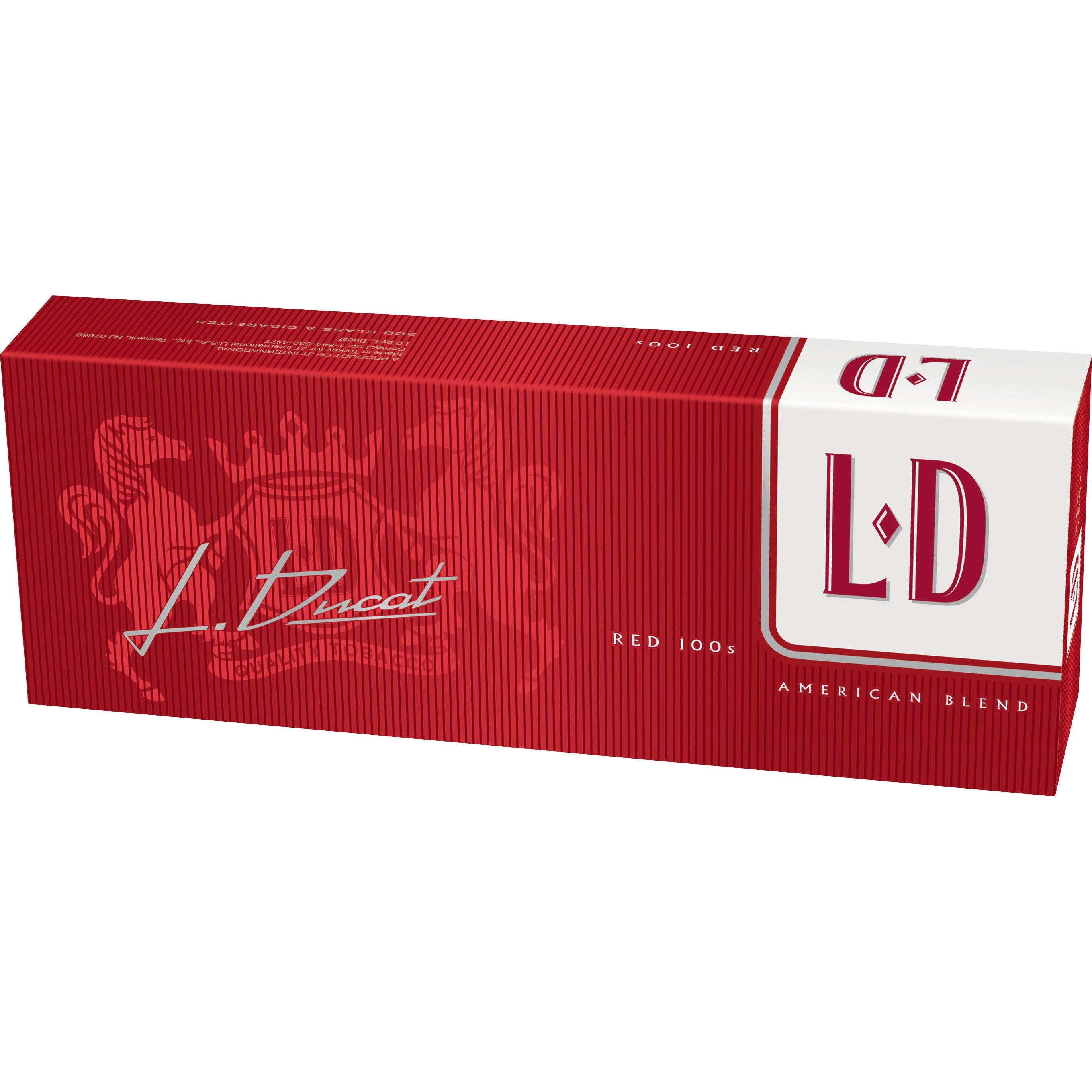 JT INTERNATIONAL L DUCAT RED 100'S BOX - Image 1