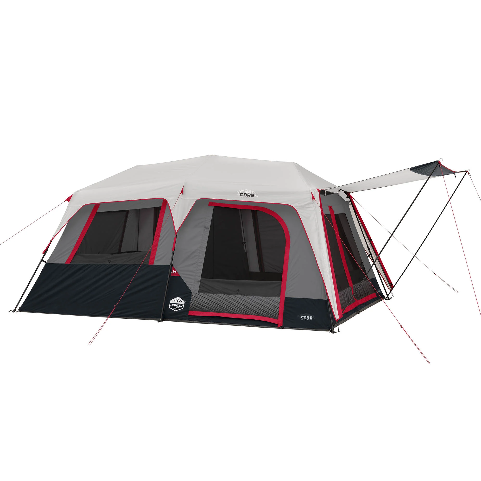 CORE 10P HALF FLY LIGHTED TENT