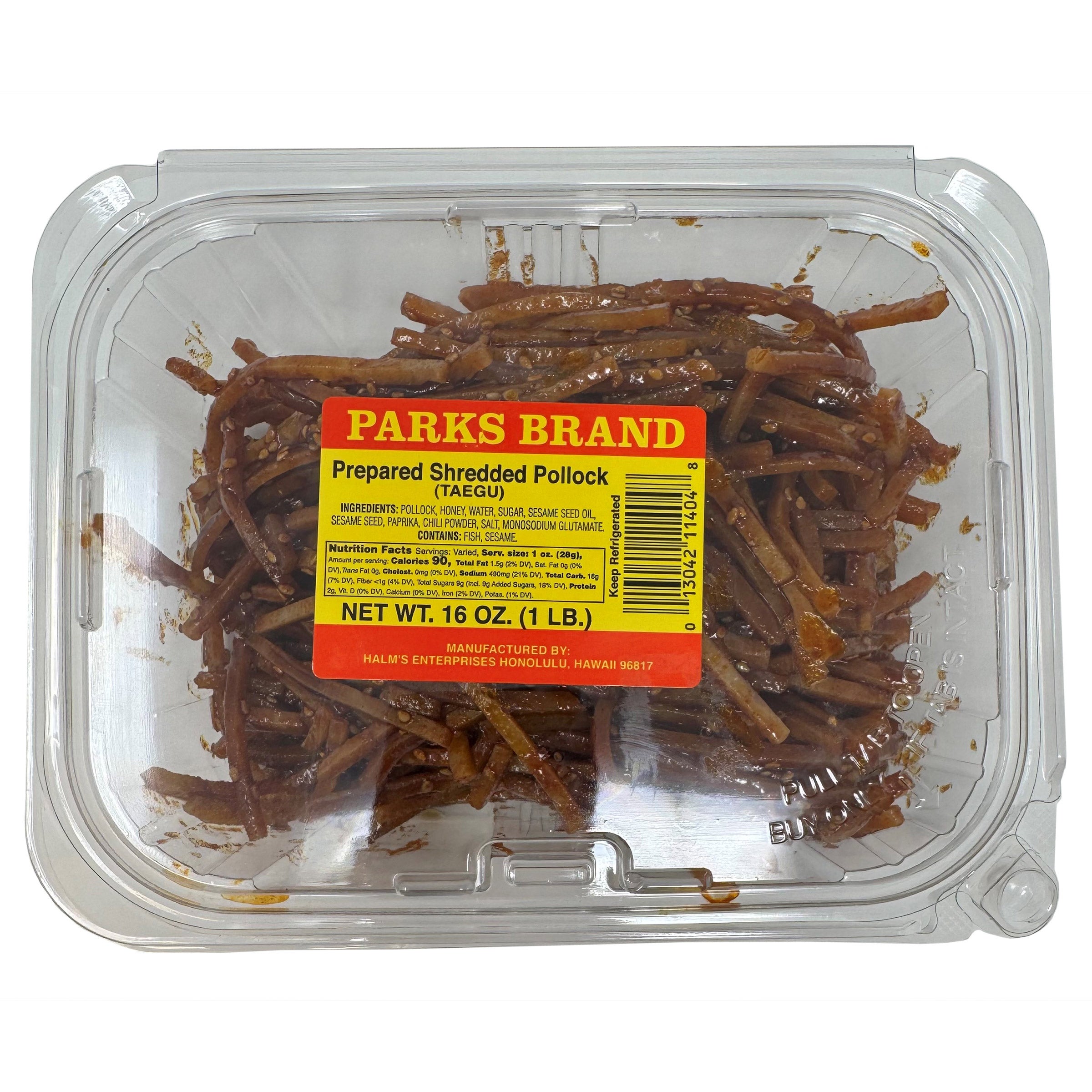 SHREDDED TAEGU (POLLOCK) NET WT 16 OZ - Image 1