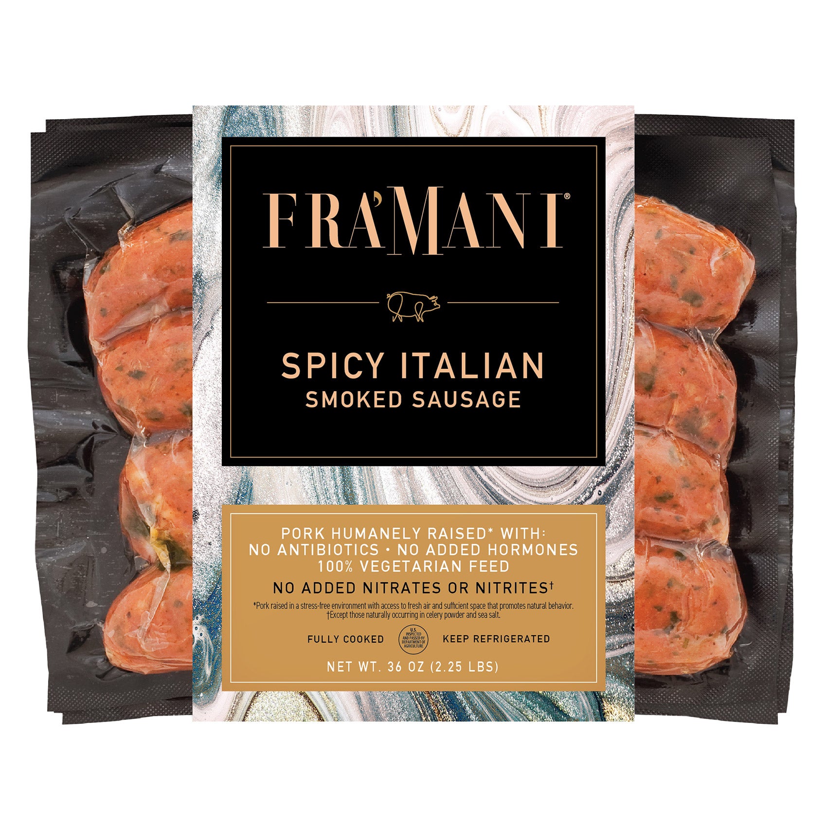 FRA'MANI SPICY ITALIAN SAUSAGE 2.25 POUNDS - Image 1