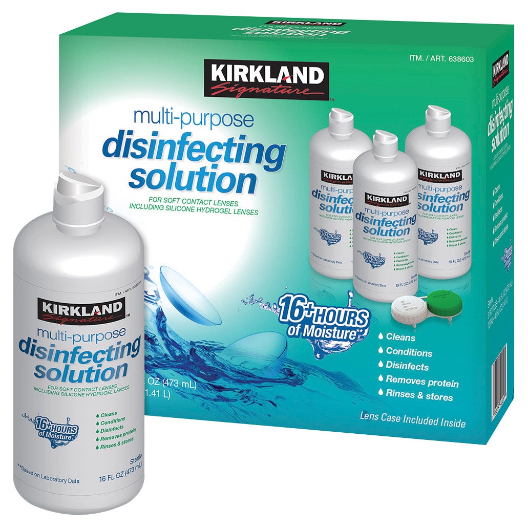 KIRKLAND SIGNATURE MULTIPURPOSE DISINFECT SOLUTION 3 X 16 OUNCES