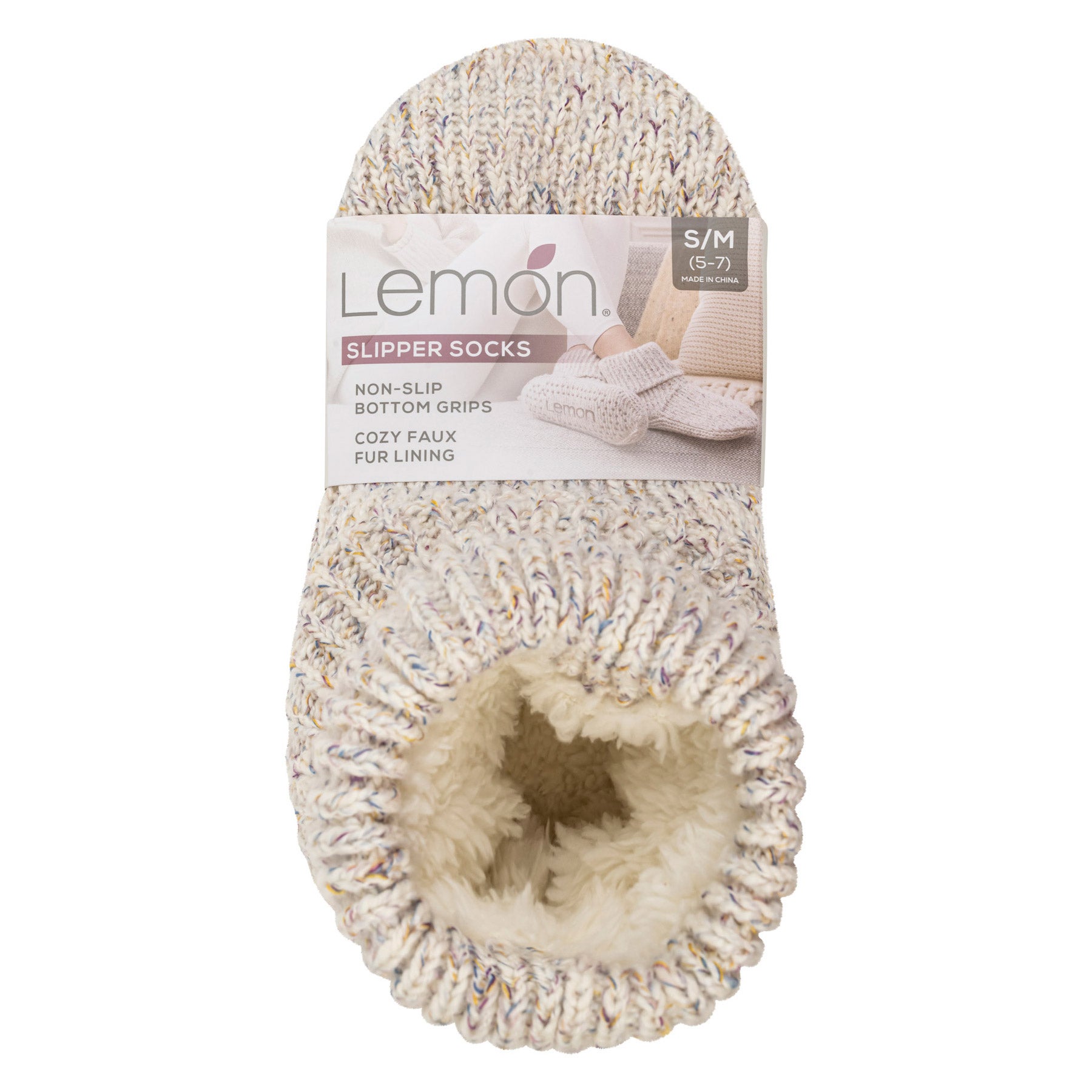 LEMON WOMEN'S SLIPPER SOCK - Image 1