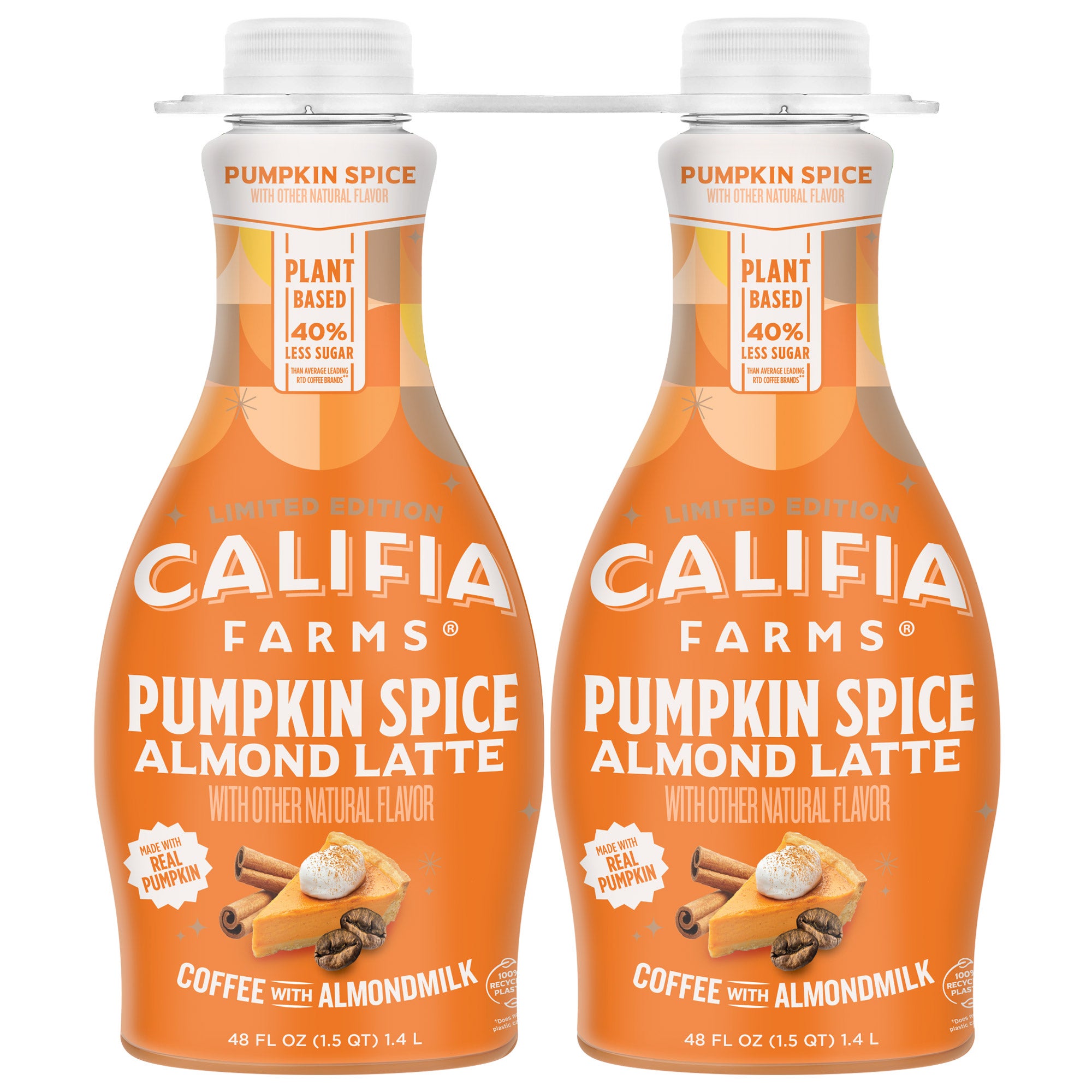 CALIFIA FARMS PUMPKIN SPICE ALMND LATTE 2/48 OZ - Image 1