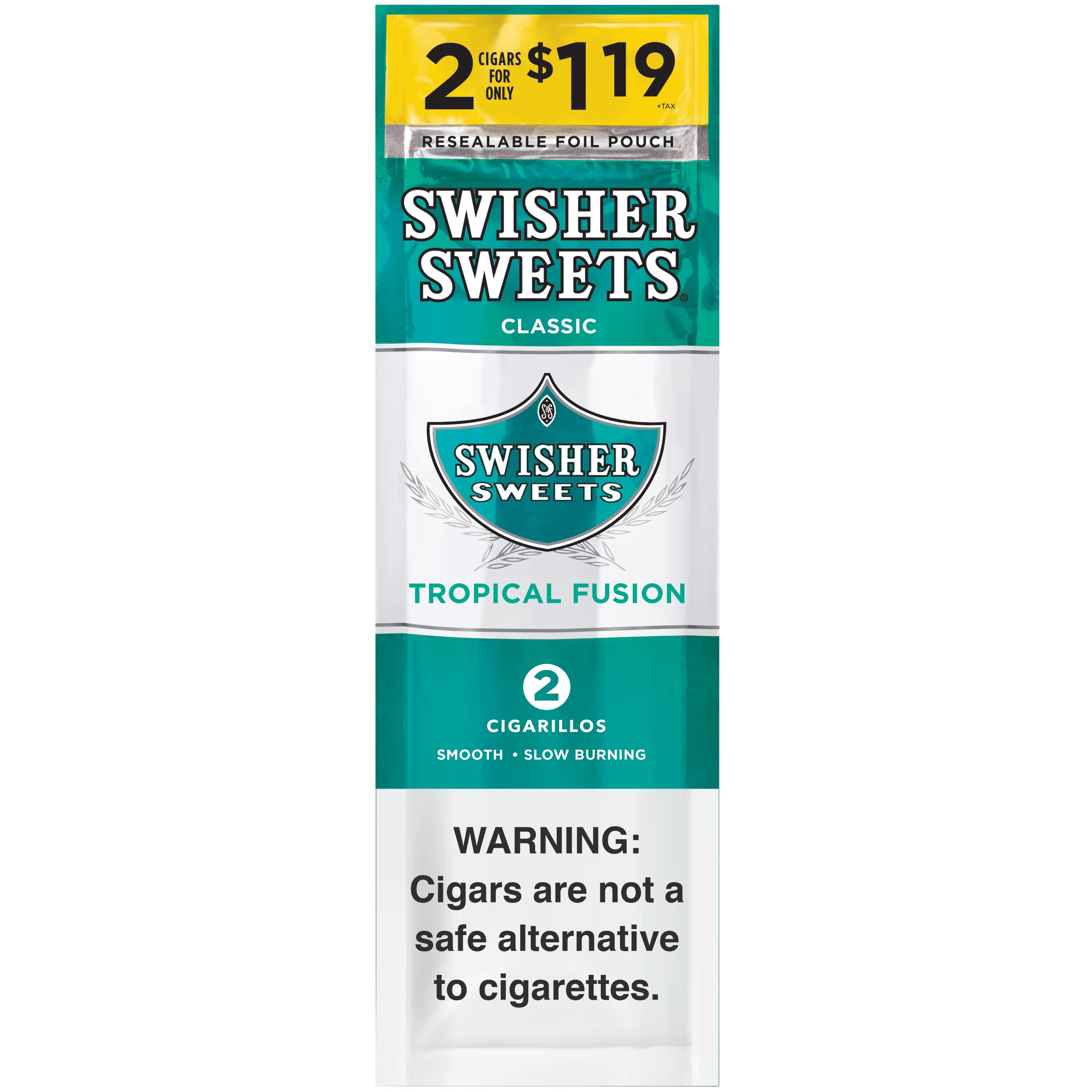 SWISHER SWEETS TROPICAL FUSION CGRLOS 30/2CT $1.19 PP