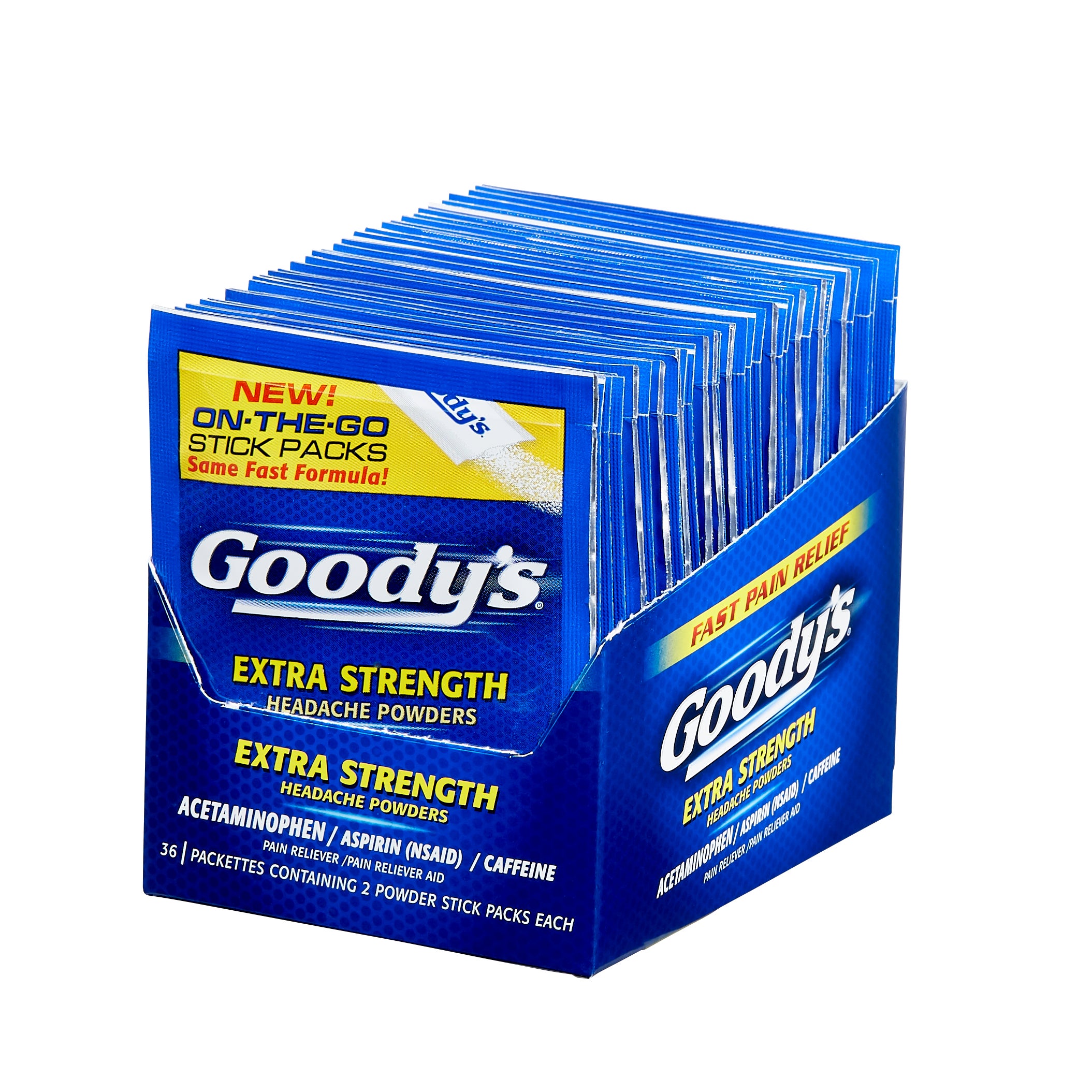 GOODY'S EXTRA STRENGTH HEADACHE POWDERS 36 CT - Image 1
