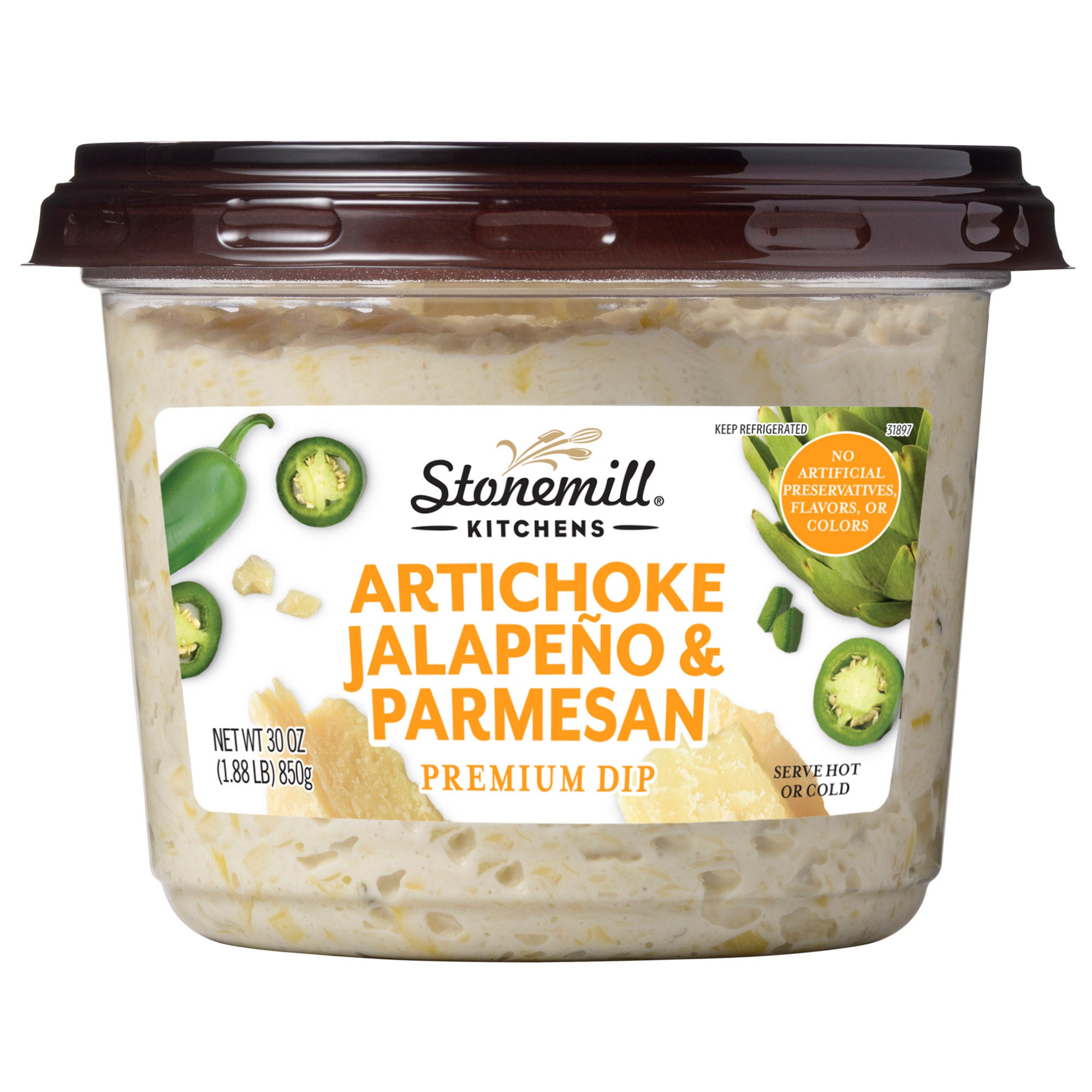STONEMILL KITCHENS ARTICHOKE JALAPENO DIP 30 OZ - Image 1