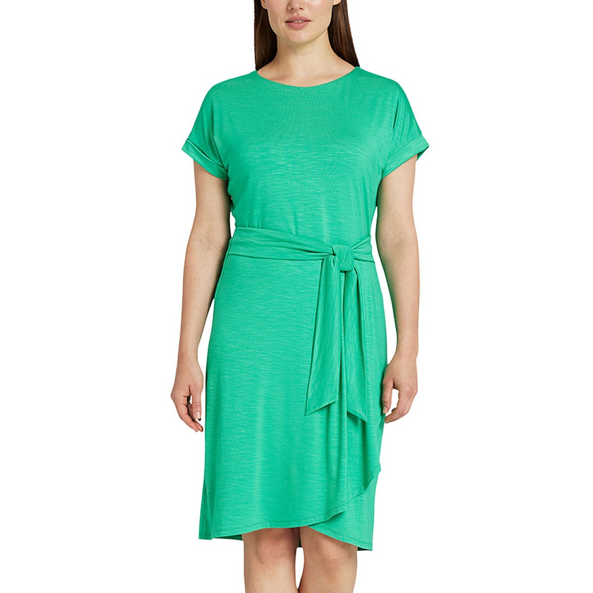 CHAPS LADIES' CREWNECK DRESS
