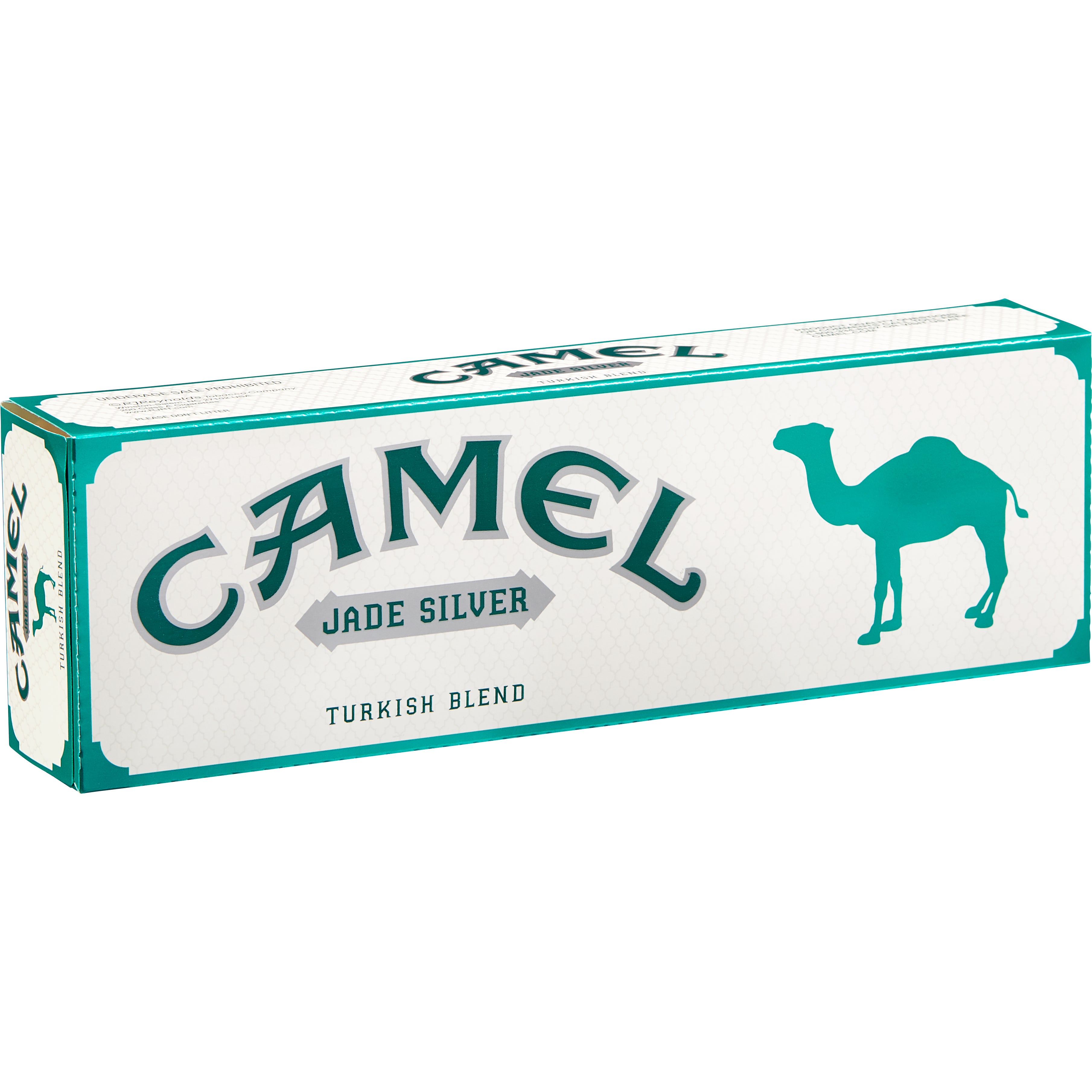 CAMEL TURKISH BLENDS JADE SILVER BOX