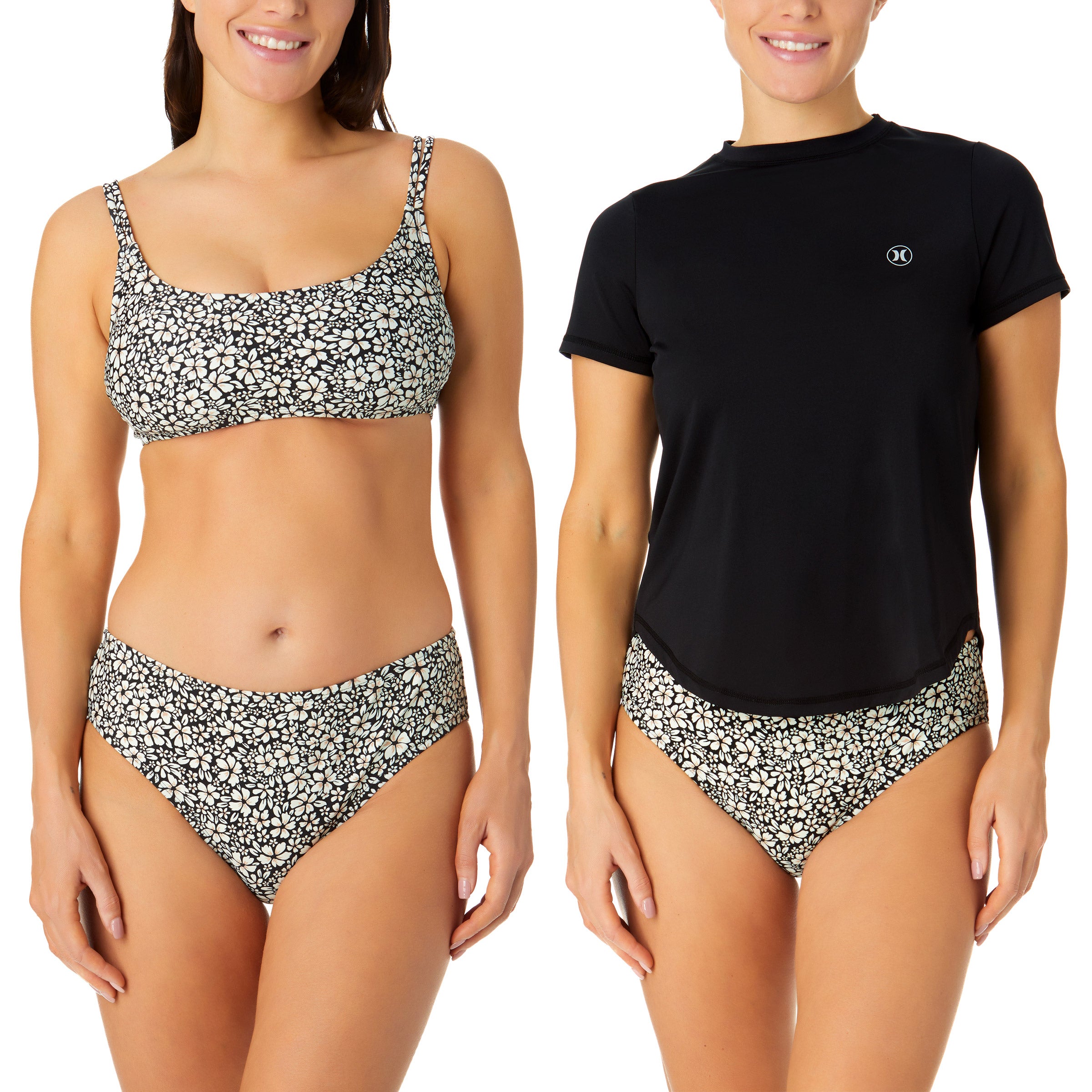 HURLEY WOMEN'S 3-PIECE SWIM SET ^ - Image 1