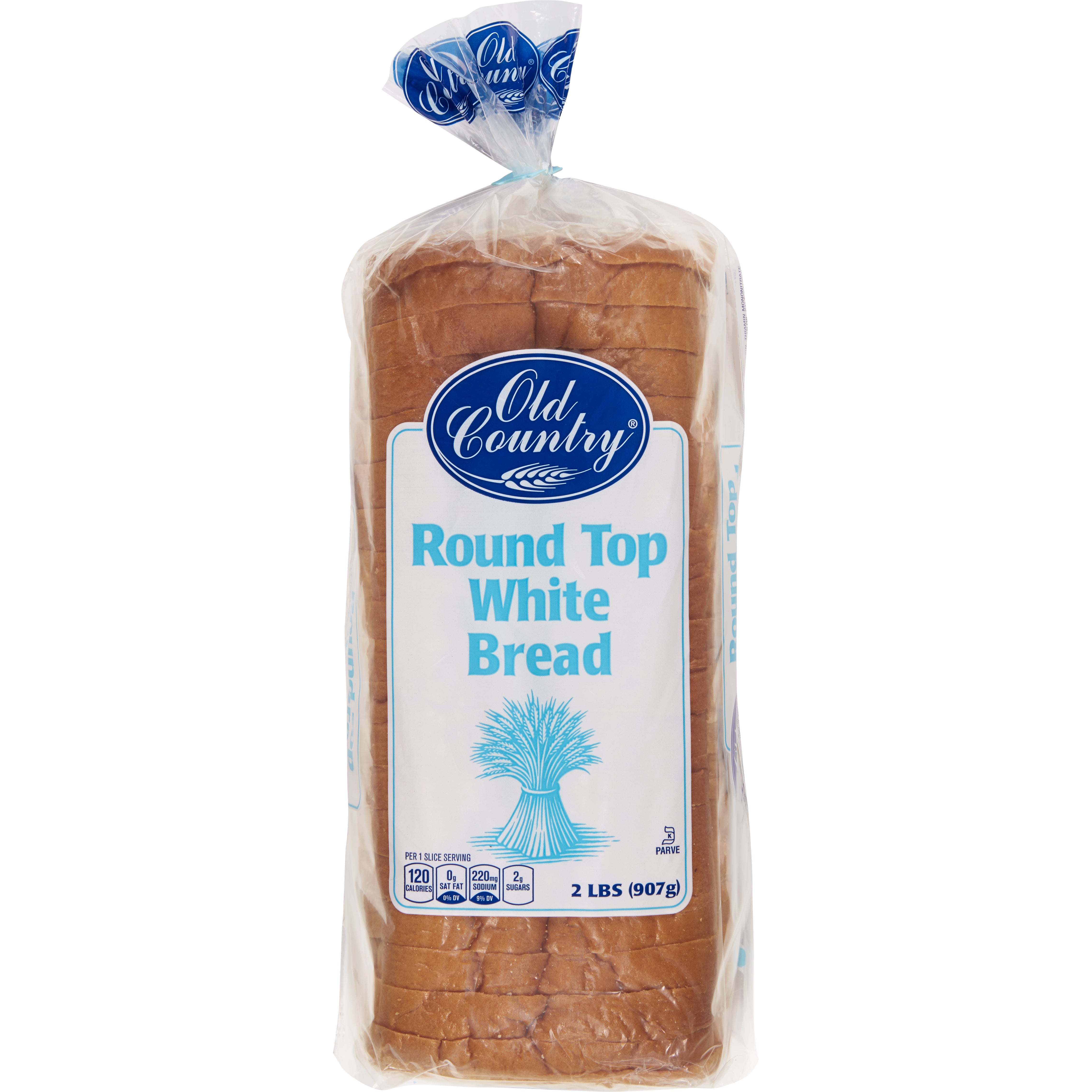 OLD COUNTRY ROUND TOP WHITE BREAD 2 LB