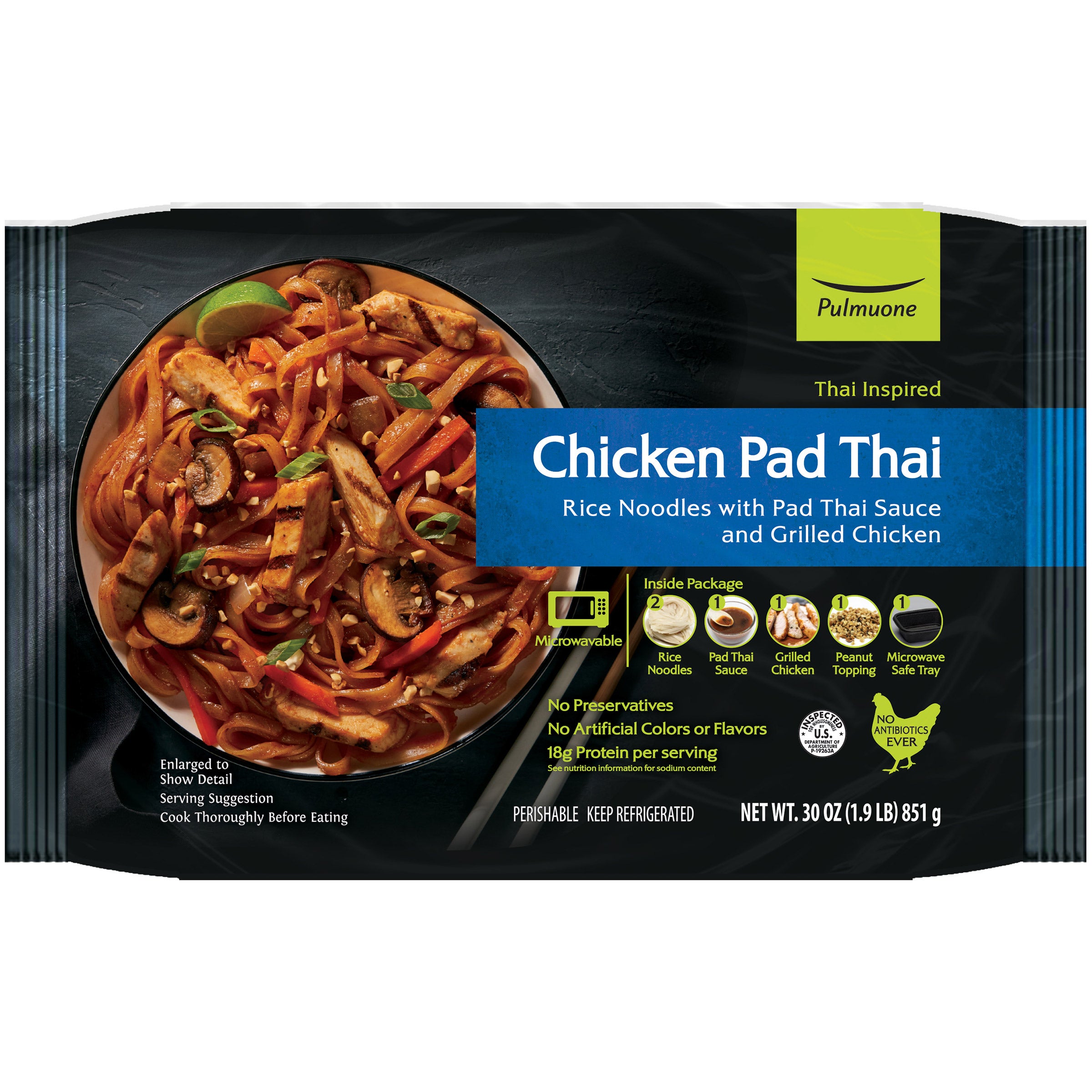 PULMUONE CHICKEN PAD THAI 30 OZ