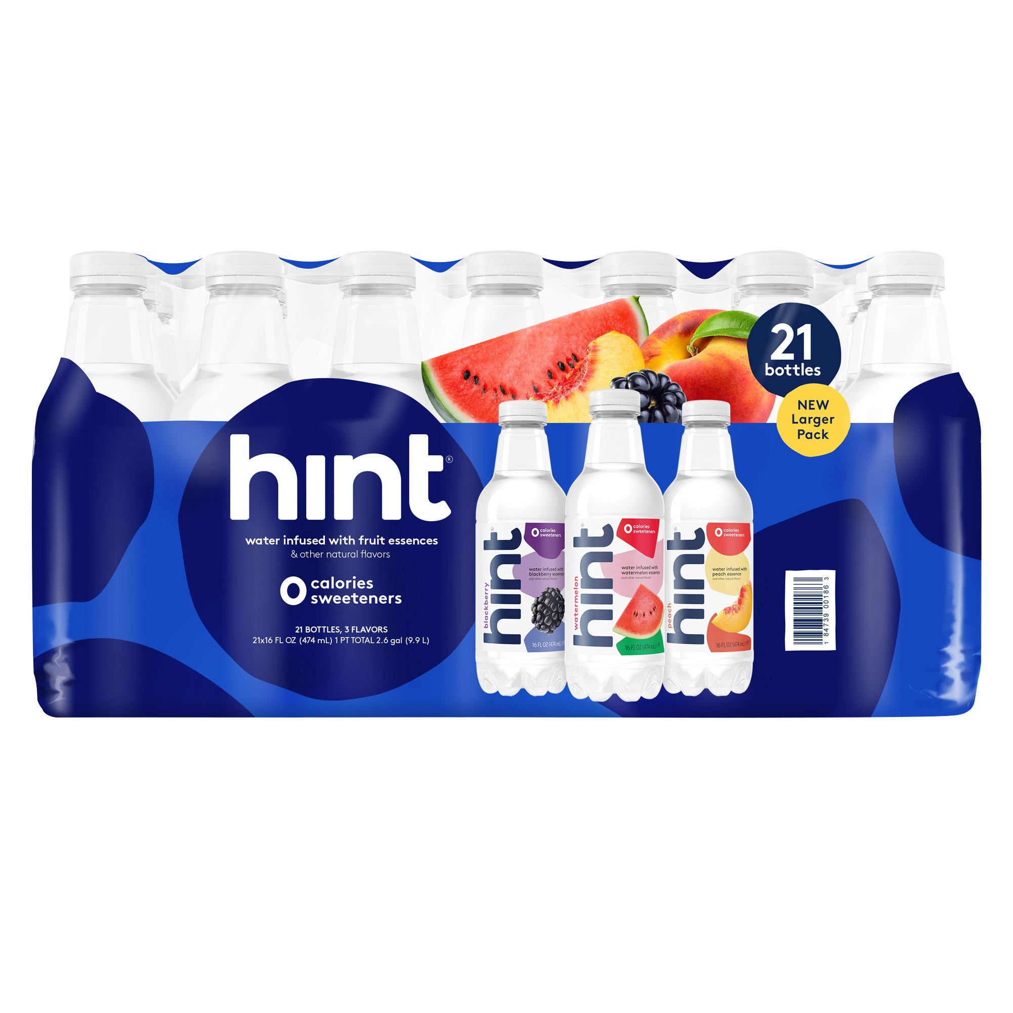 HINT FLAVORED WATER VP 21/16 OUNCE BOTTLES