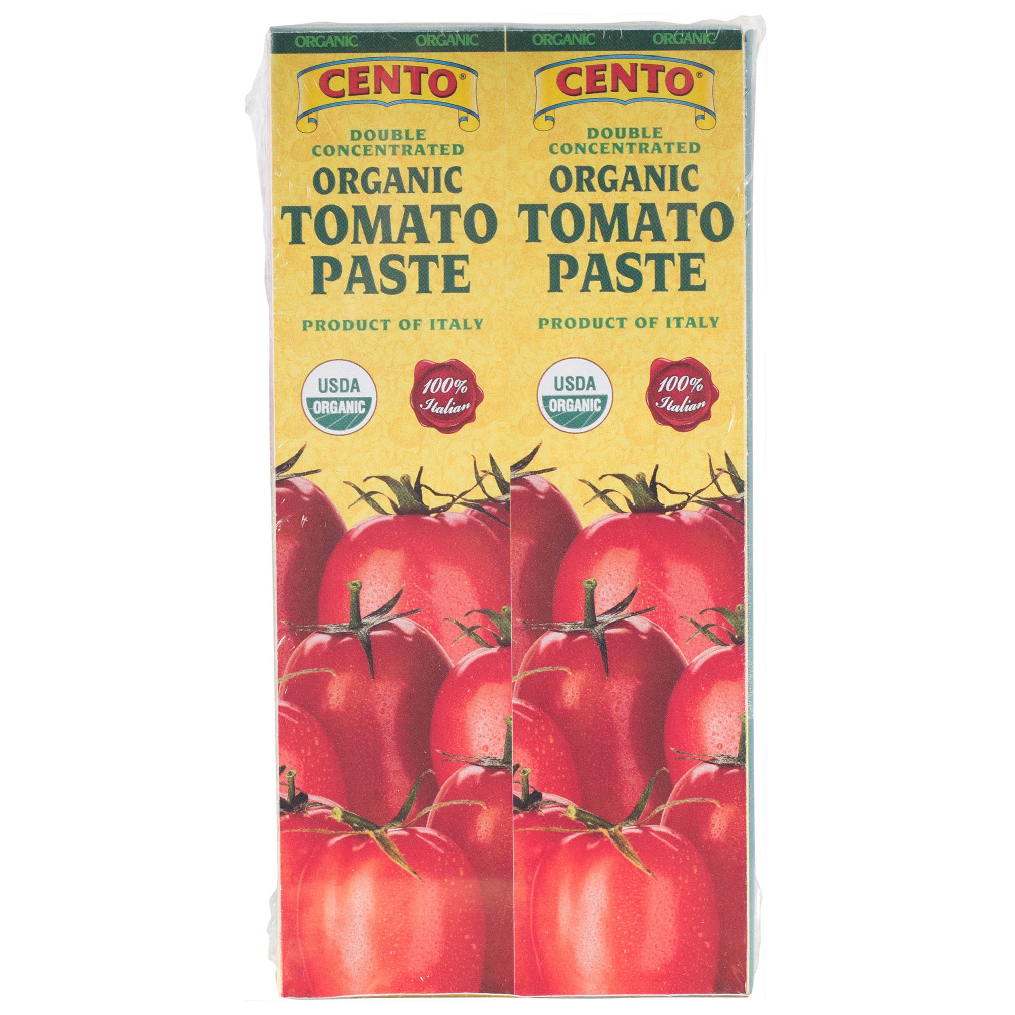 CENTO FINE FOODS ORGANIC TOMATO PASTE 2/4.56 OZ (.57 LBS) - Image 1