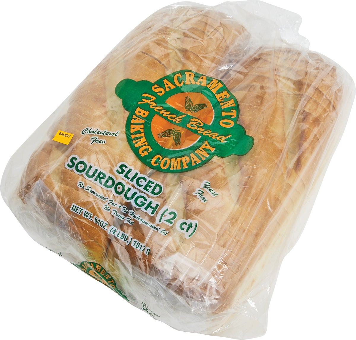SACRAMENTO BAKING CO SLICED SOURDOUGH 2/2 LB