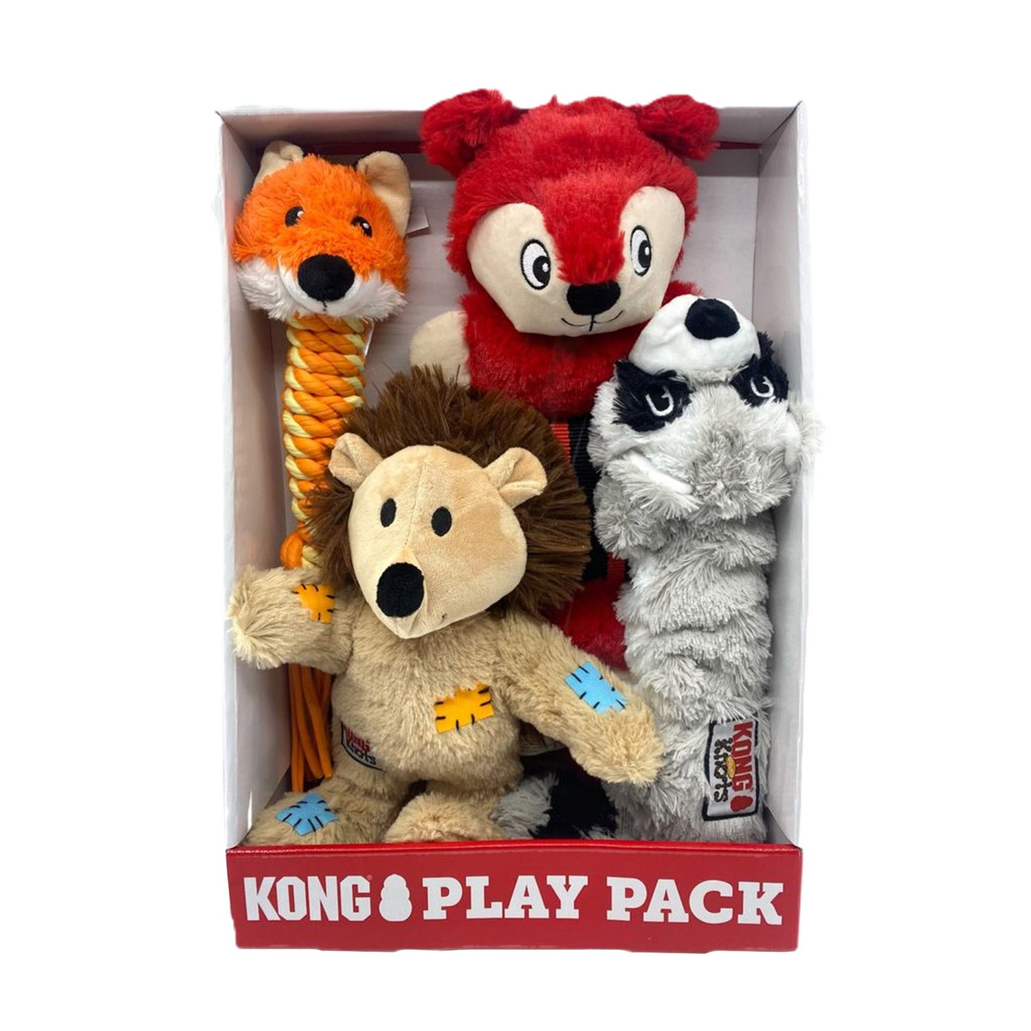 KONG PLAY PACK 4 COUNT DOG TOY - Image 1