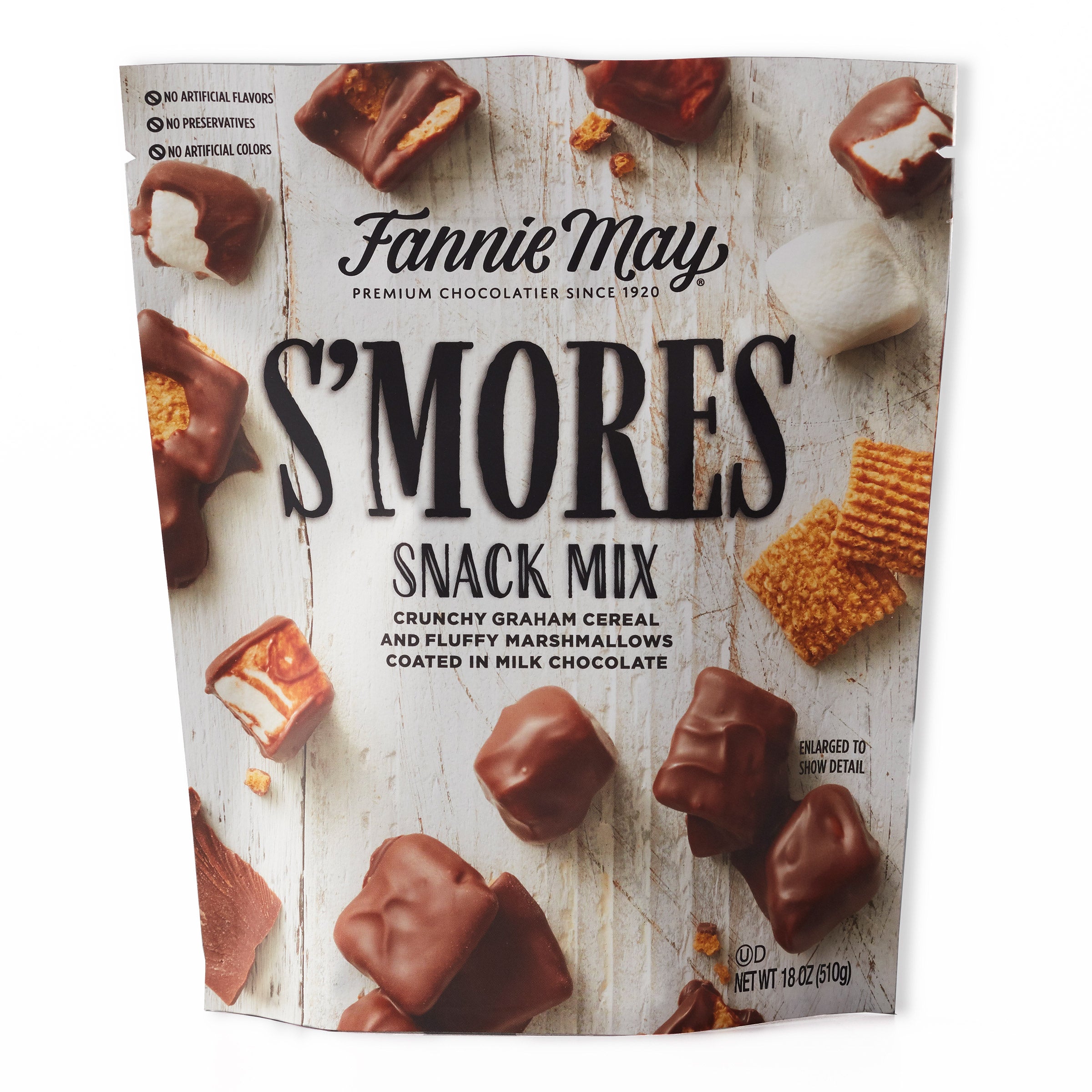 FANNIE MAY S'MORES SNACK MIX 18 OUNCE BAG - Image 1