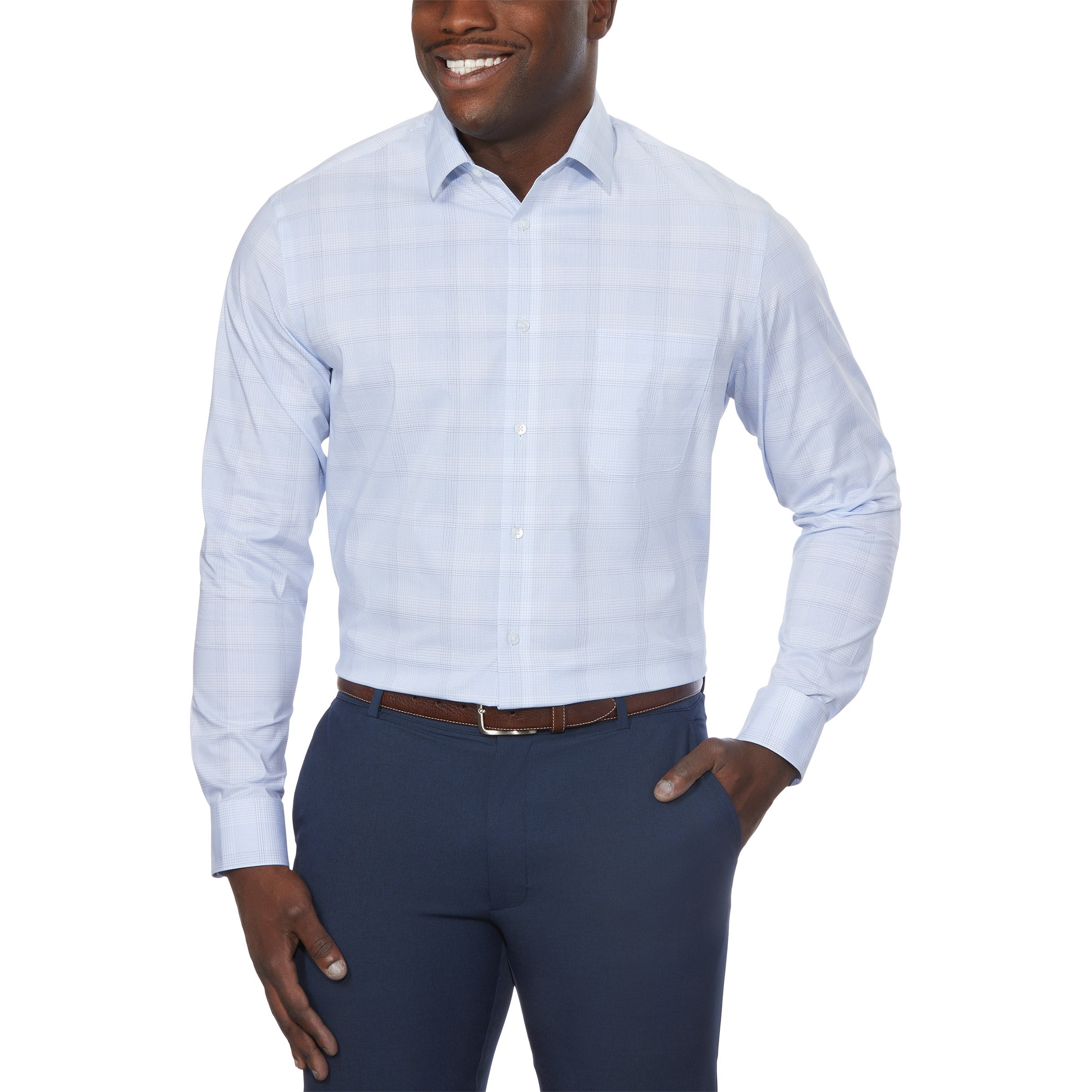 CALVIN KLEIN MEN'S WRINKLE FREE DRESS SHIRT