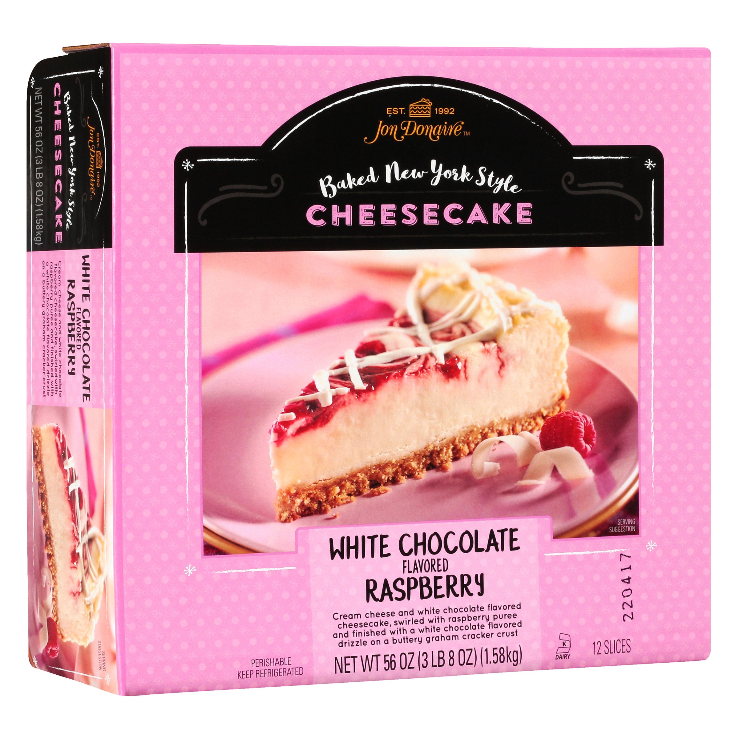 JON DONAIRE WHITE CHOC RASPBERRY 3.5 LB - Image 1