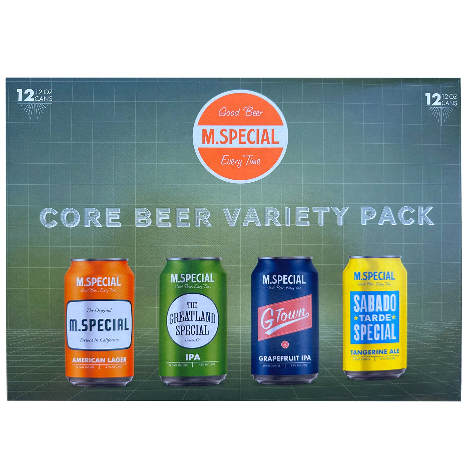 M SPECIAL BREWING CO CROWD PLEASER VAR PK 12/12 OZ CANS