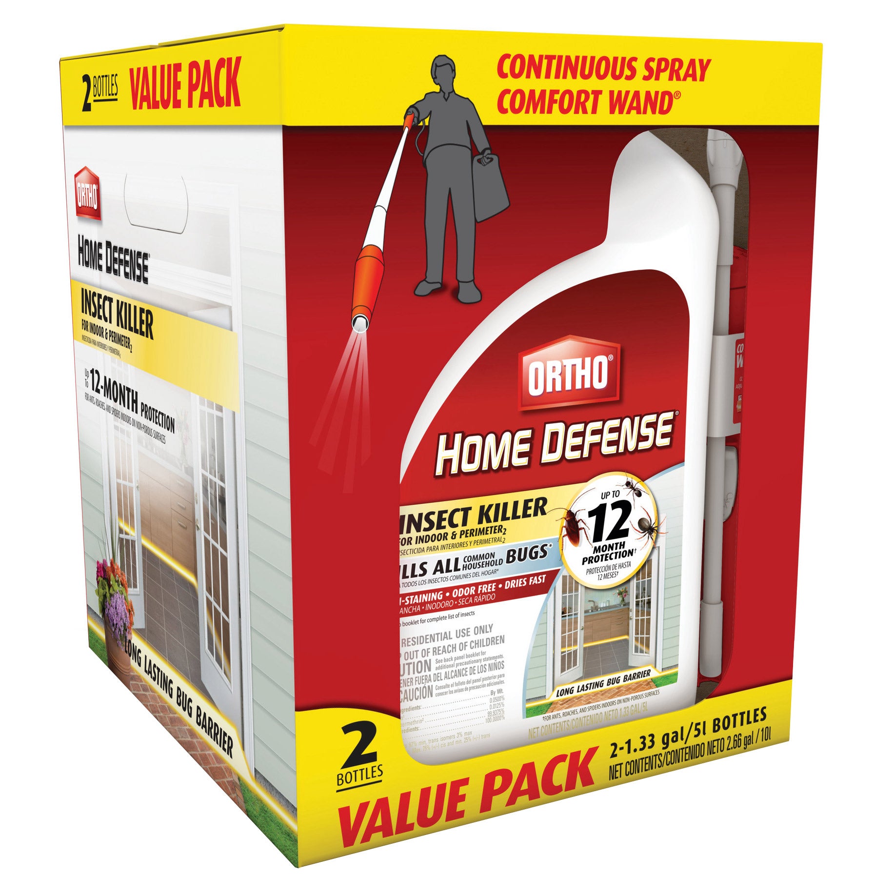 ORTHO HOME DEFENSE INSECT KILLER 2 - 1.33 GALLONS