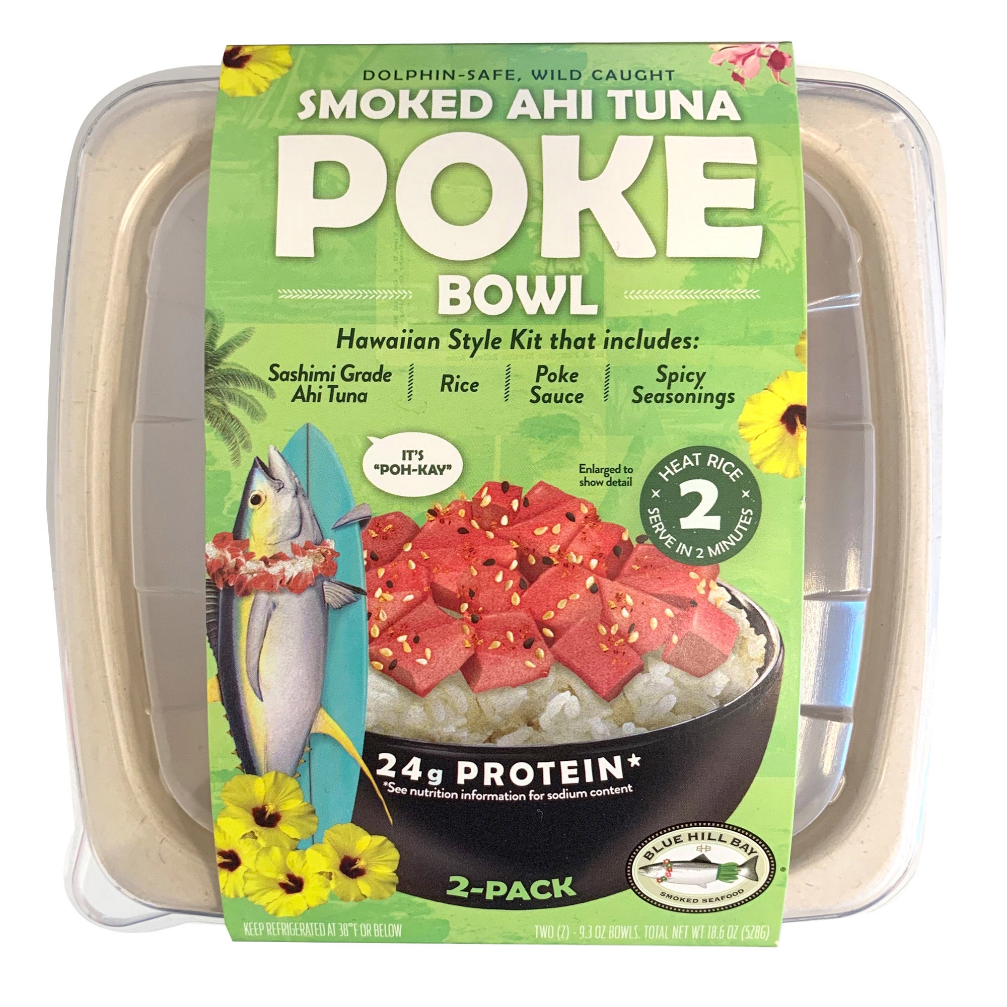 ACME SMOKED FISH SMOKED TUNA POKE BOWL 2-9.3 OZ - Image 1