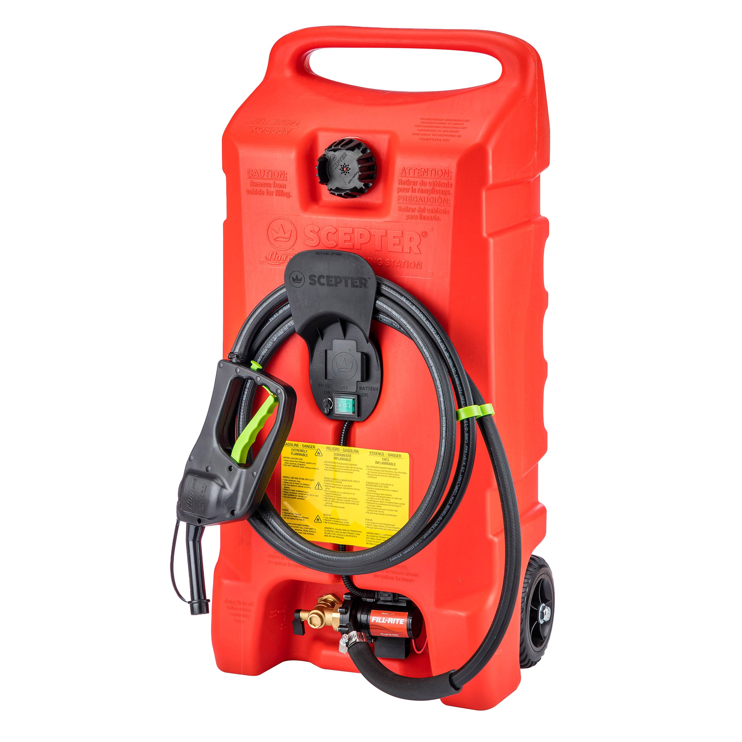 SCEPTOR FLO'N GO POWERED FUEL STATION 14 GALLON - Image 1